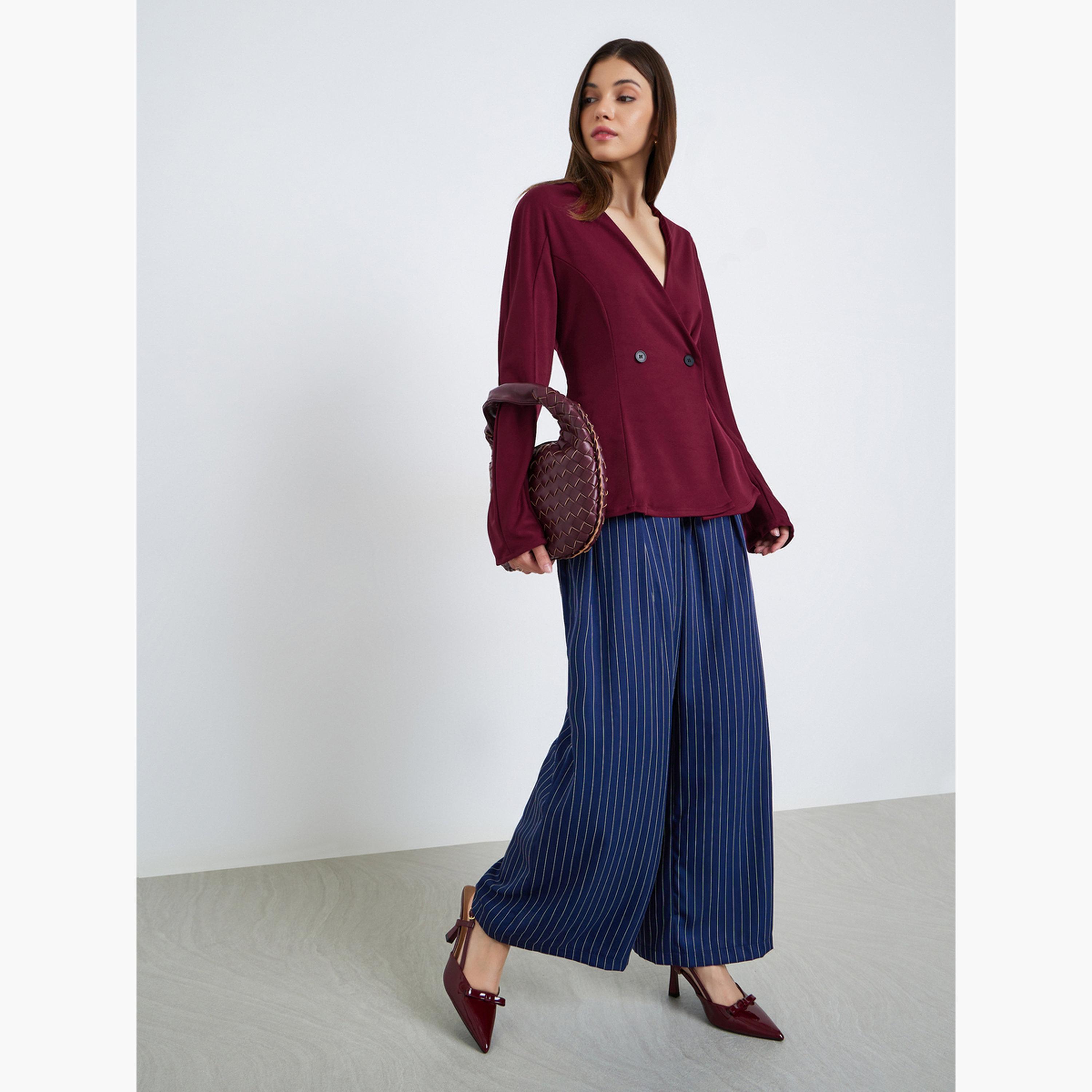 بلوزة بأكمام طويلة-women-clothing-shirtsandblouses-blouses-image-2
