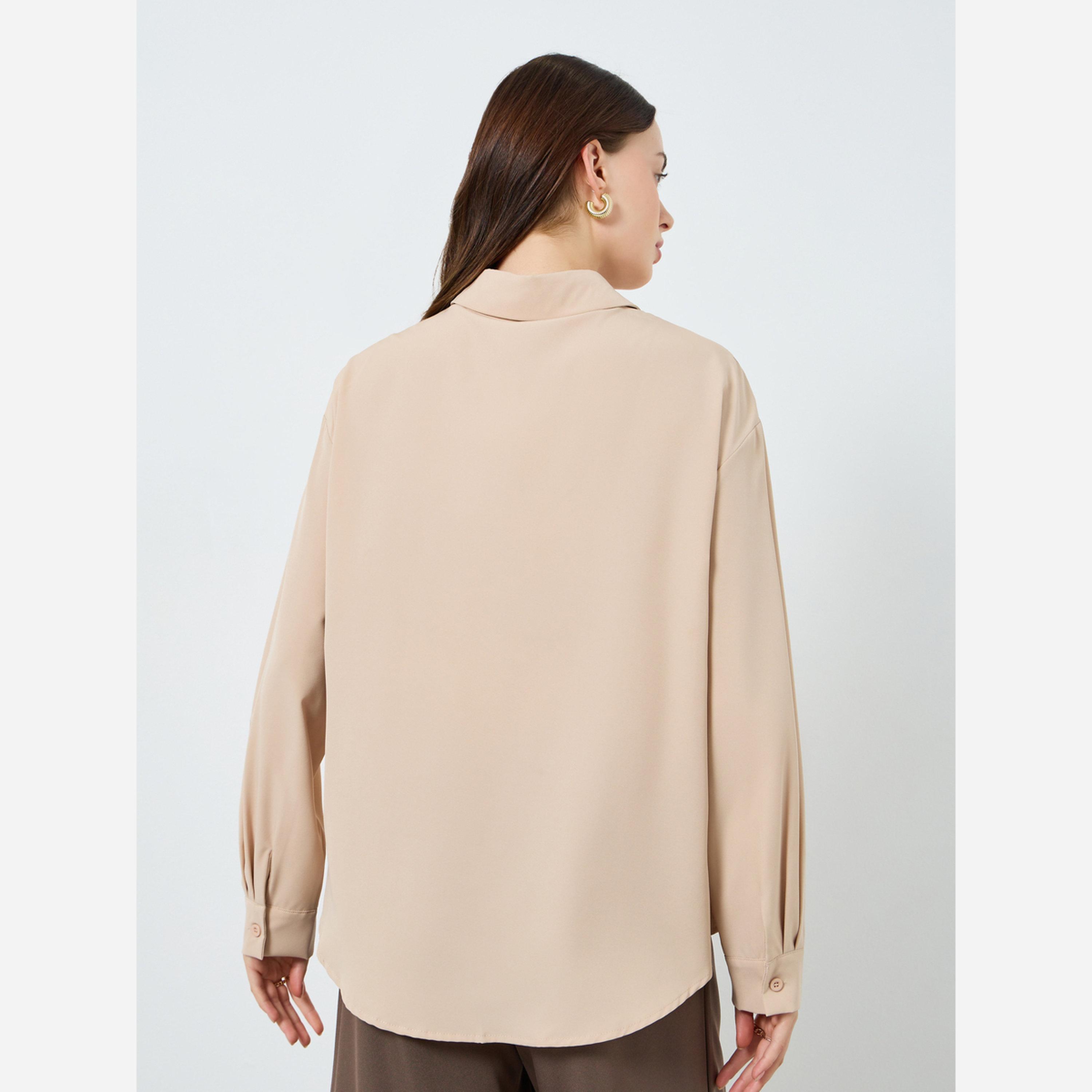 Styli Solid Long Sleeve Oversize Shits-women-clothing-shirtsandblouses-shirts-image-4