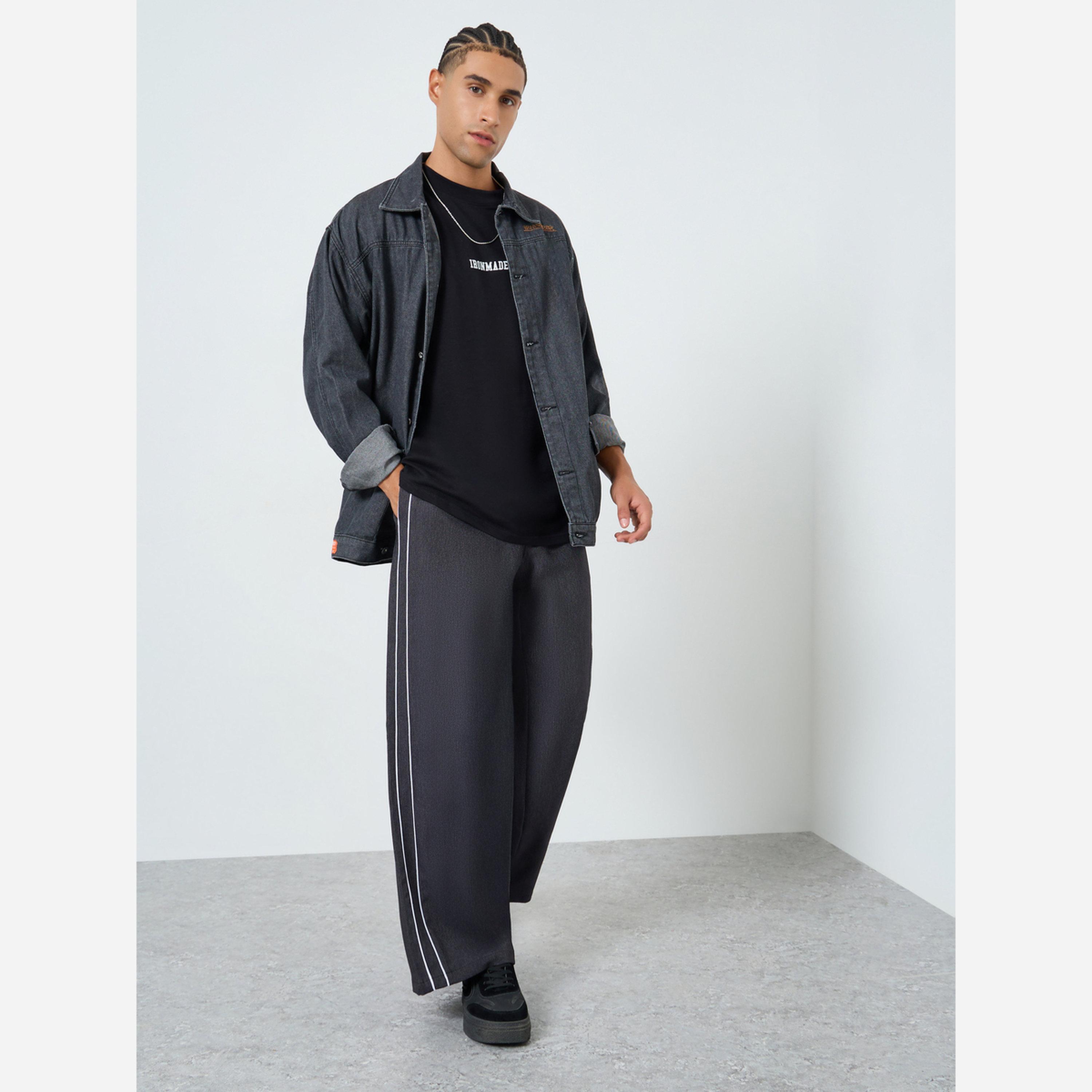 Take Two Men Solid Side Striped Drawstring Waist Pants-men-clothing-bottoms-trousersandchinos-trousers-image-2