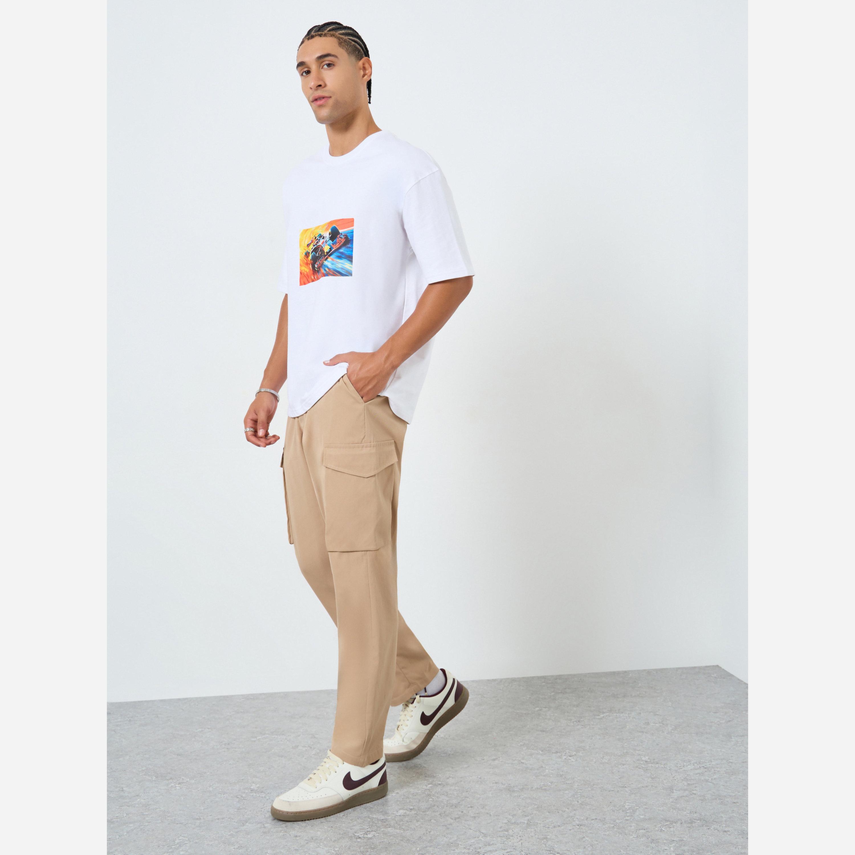 Take Two Men Solid Pocket Detail Straight Leg Pants-men-clothing-bottoms-trousersandchinos-trousers-image-2
