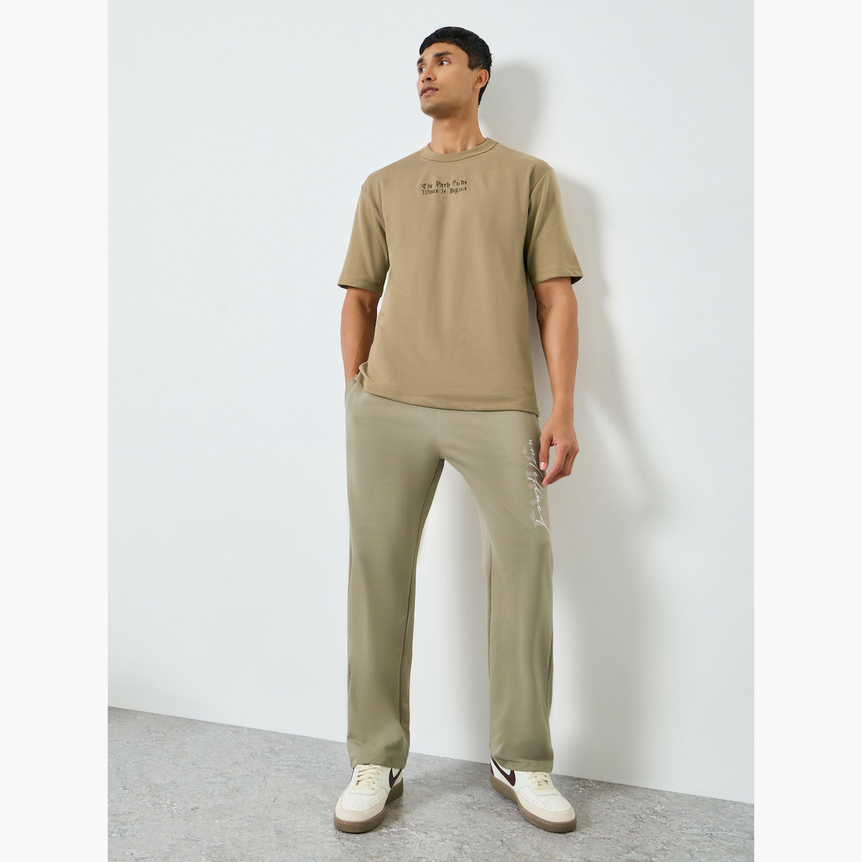جوغر رجالي أخضر مريح بطبعة جرافيك-men-clothing-bottoms-joggers-image-2