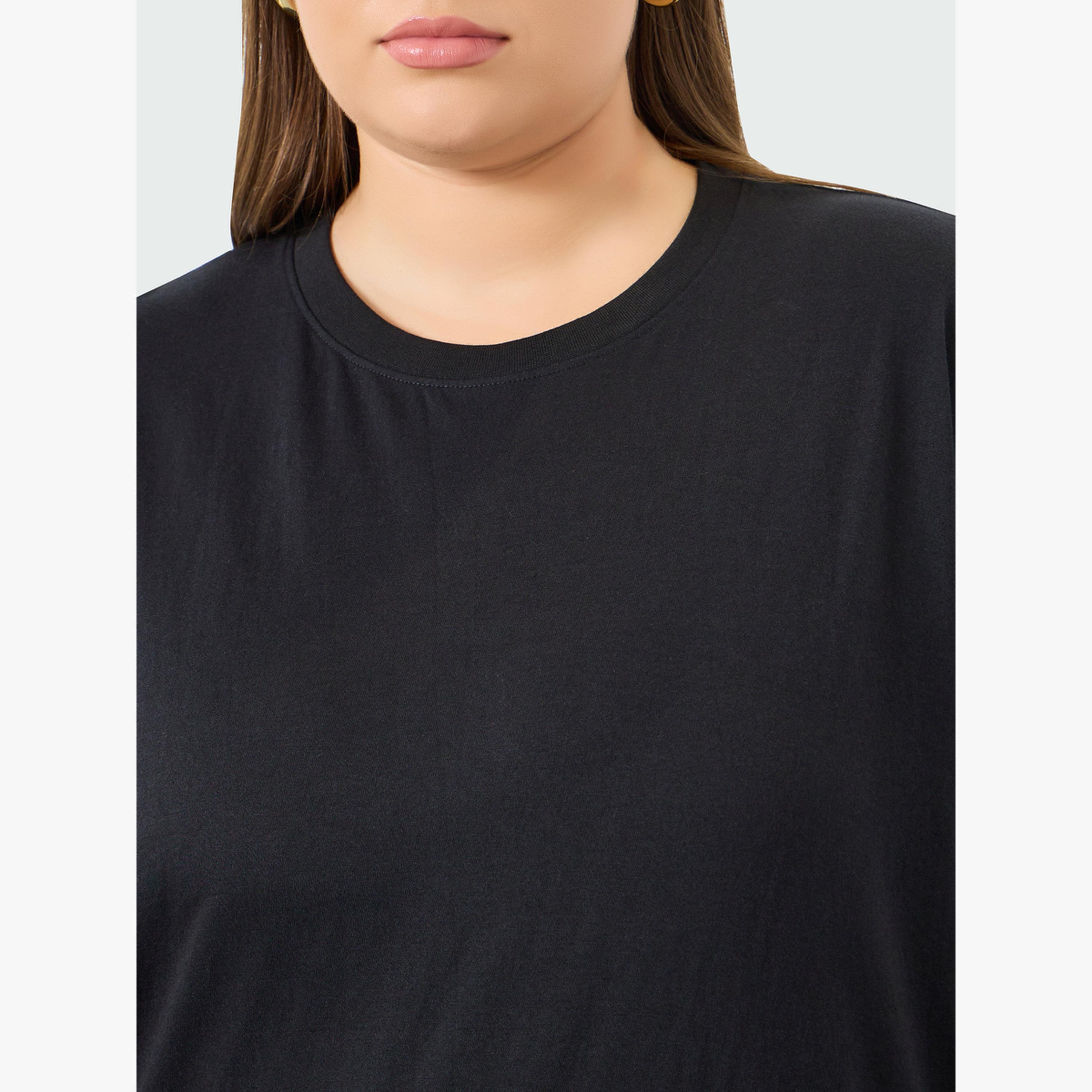 تيشيرت مقاس كبير قصة واسعة-women-clothing-tshirts-image-4