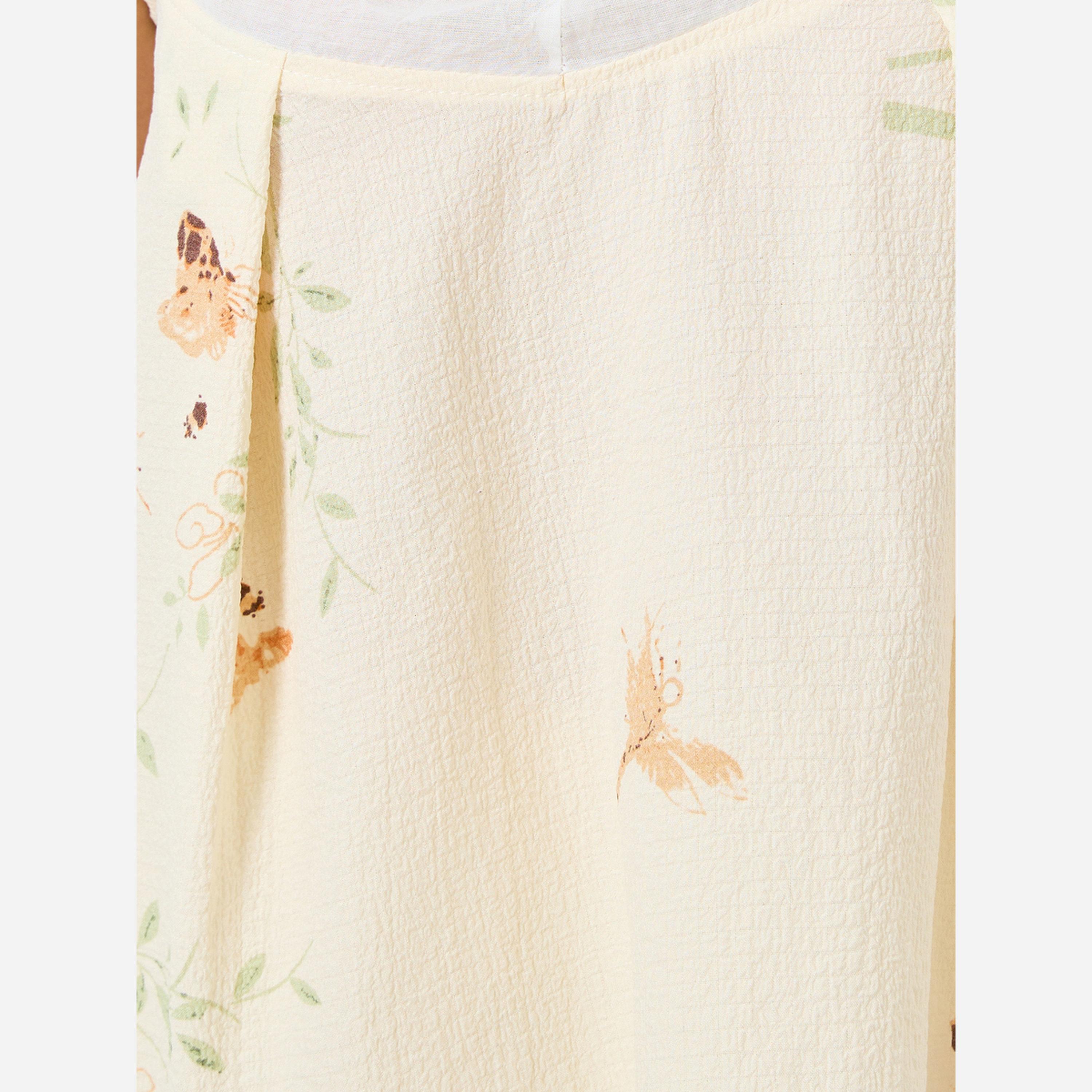 ستايلي - بيجاما ٣ قطع - بلوزة بطبعة استوائية مع بنطال طويل-women-clothing-nightwear-pyjamas-longsets-image-6