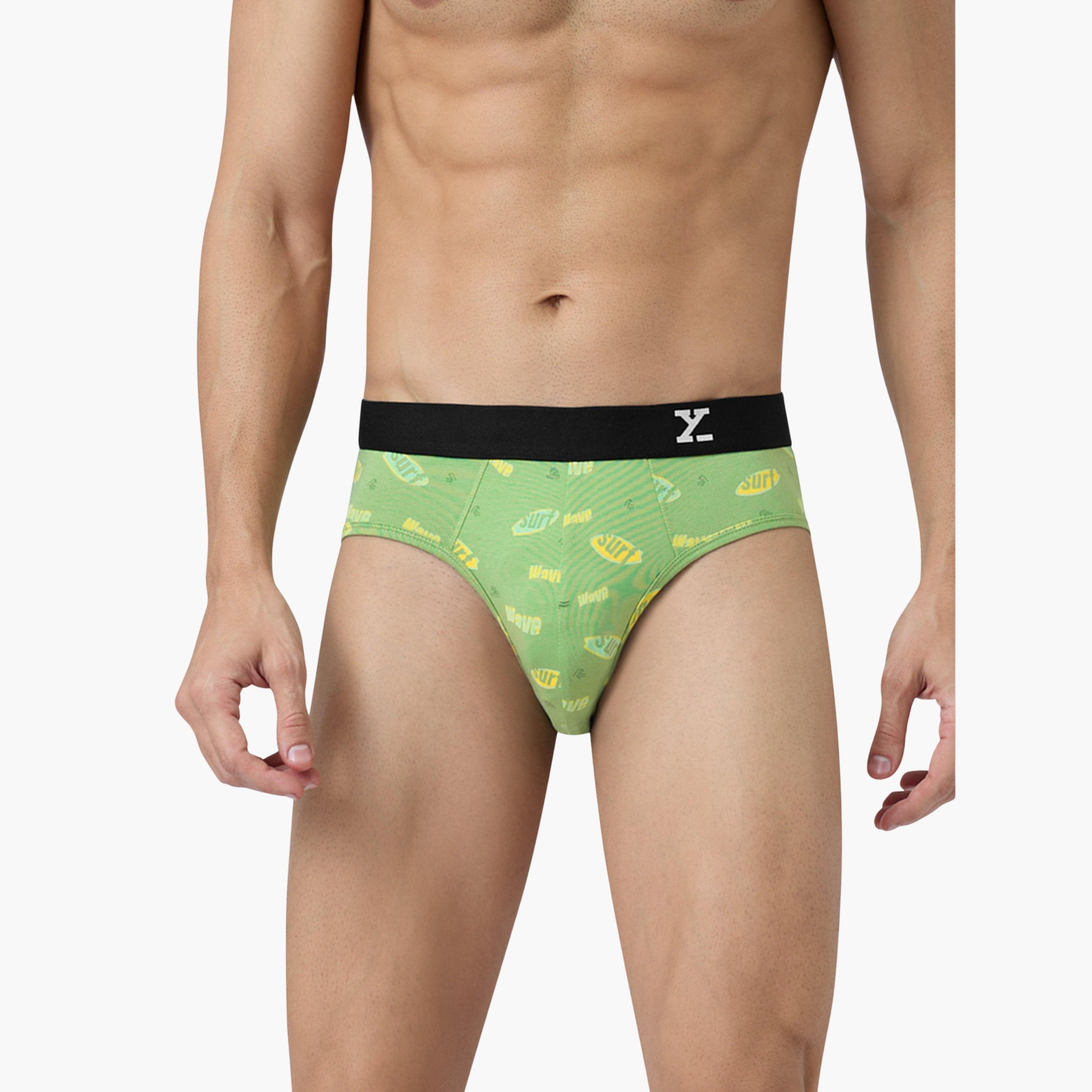 اكس واي اكس اكس - سروال داخلي رجالي مضادة للبكتيريا طبعة قطن ممشط فائق الجودة-men-clothing-innerwear-underwear-image-1