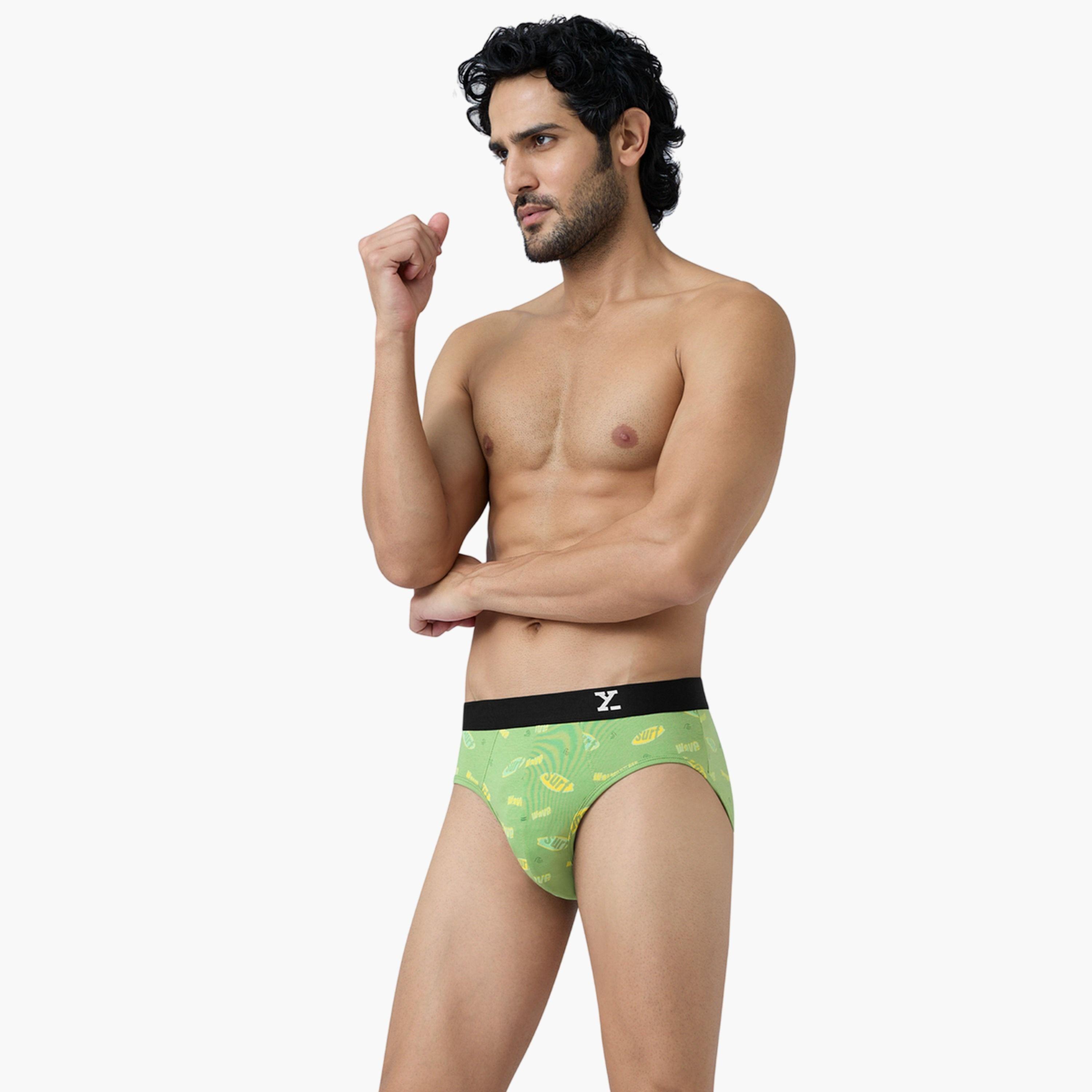XYXX Men Surf Super Combed Cotton Printed Antibacterial Briefs-men-clothing-innerwear-underwear-image-2