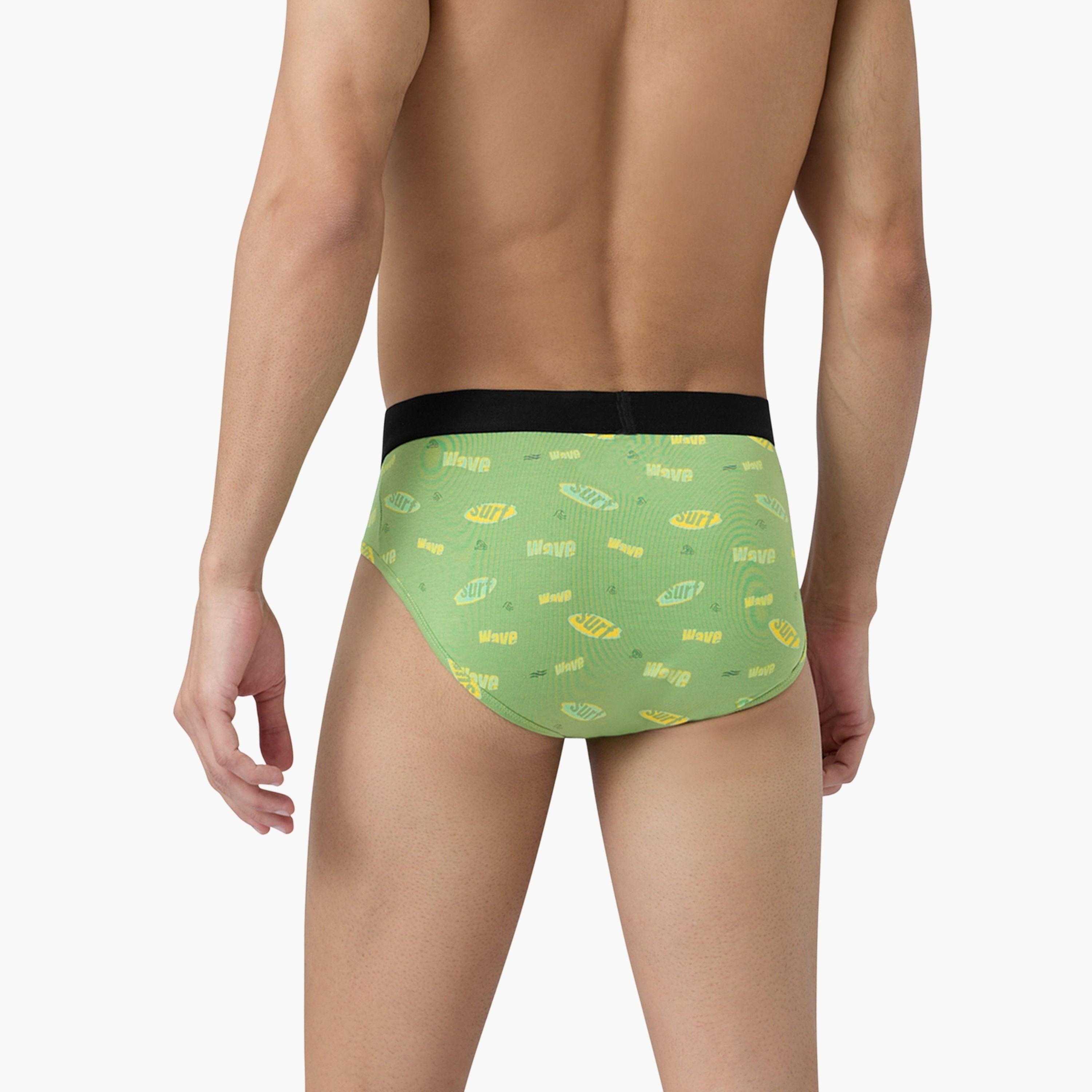 اكس واي اكس اكس - سروال داخلي رجالي مضادة للبكتيريا طبعة قطن ممشط فائق الجودة-men-clothing-innerwear-underwear-image-3