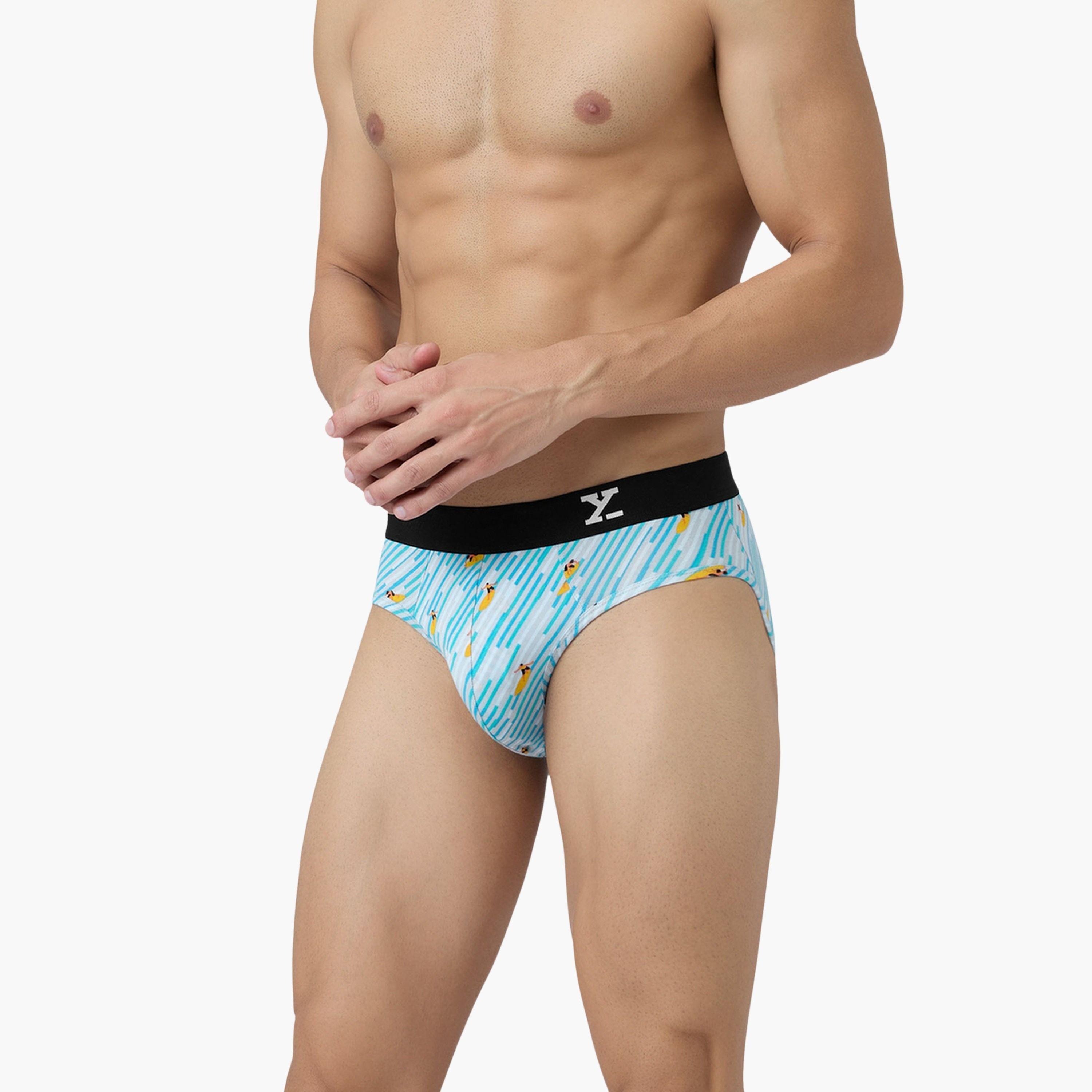 اكس واي اكس اكس - سروال داخلي رجالي مضادة للبكتيريا طبعة قطن ممشط فائق الجودة-men-clothing-innerwear-underwear-image-4
