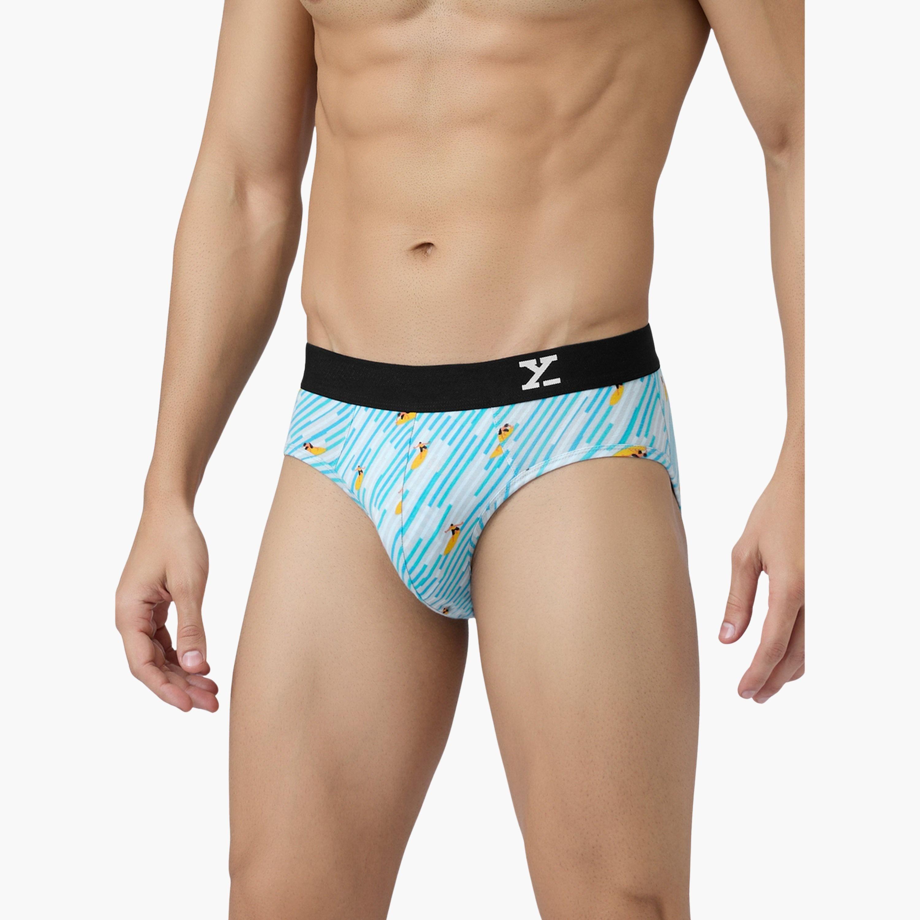 اكس واي اكس اكس - سروال داخلي رجالي مضادة للبكتيريا طبعة قطن ممشط فائق الجودة-men-clothing-innerwear-underwear-image-5