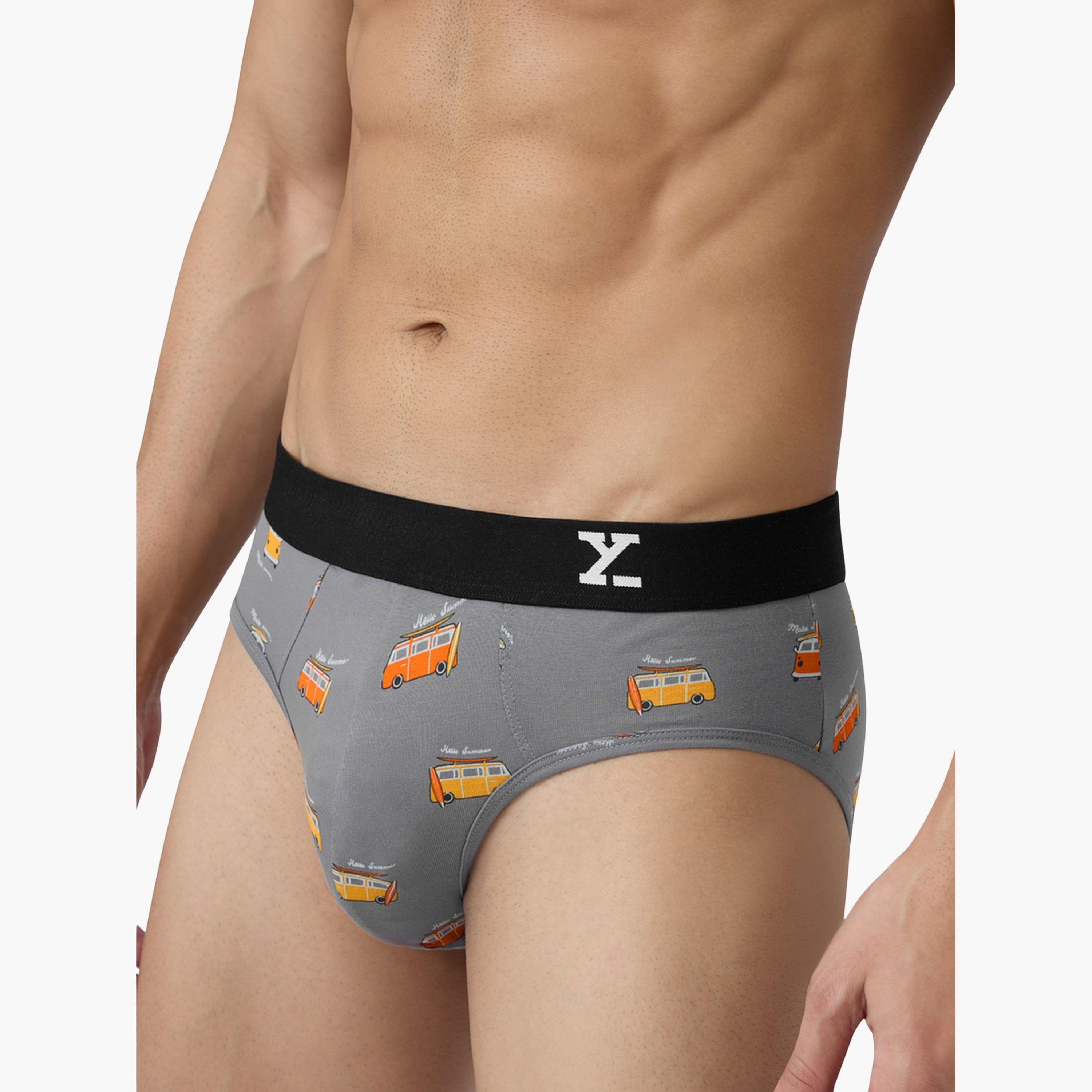 اكس واي اكس اكس - سروال داخلي رجالي مضادة للبكتيريا طبعة قطن ممشط فائق الجودة-men-clothing-innerwear-underwear-image-6