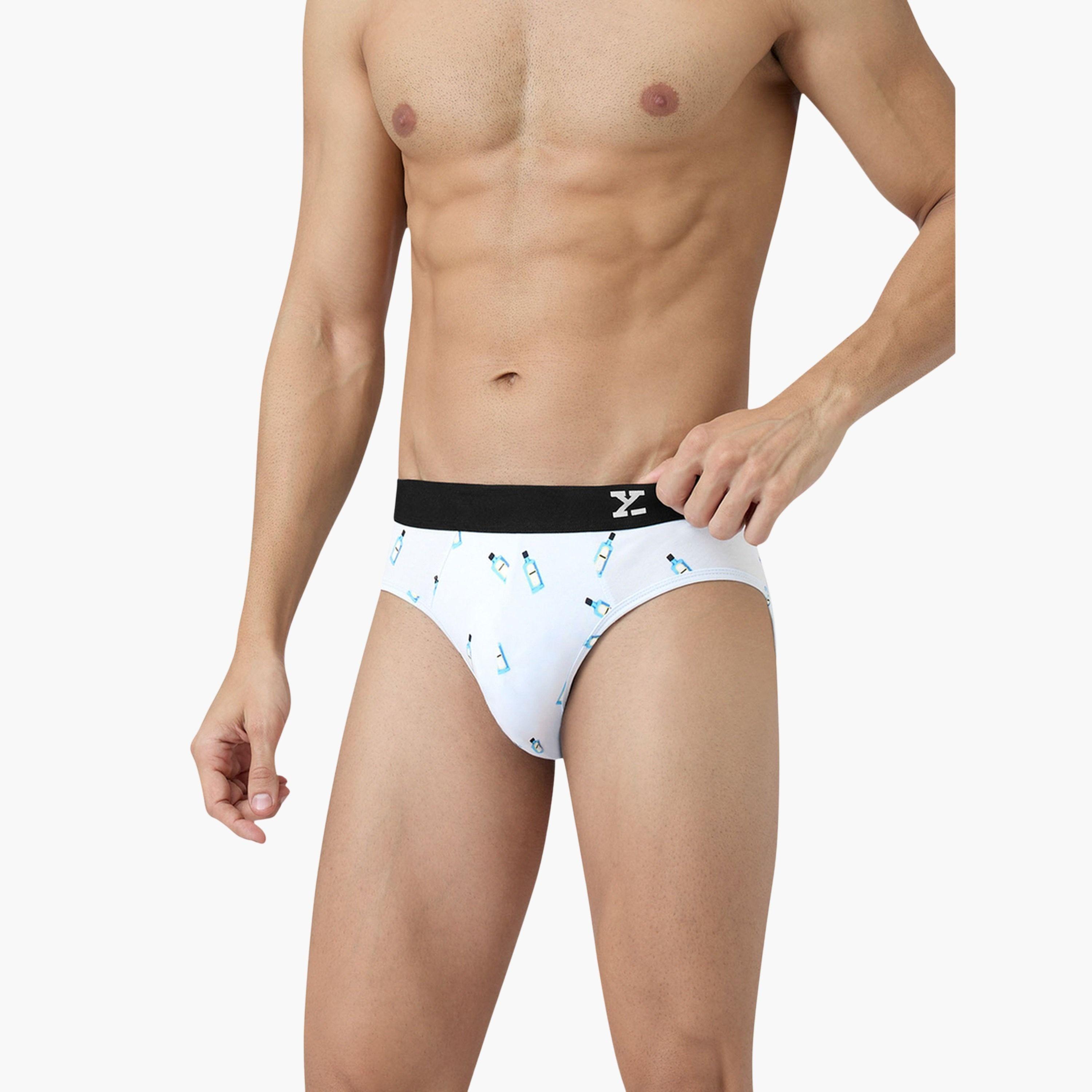 اكس واي اكس اكس - سروال داخلي رجالي مضادة للبكتيريا طبعة قطن ممشط فائق الجودة-men-clothing-innerwear-underwear-image-4