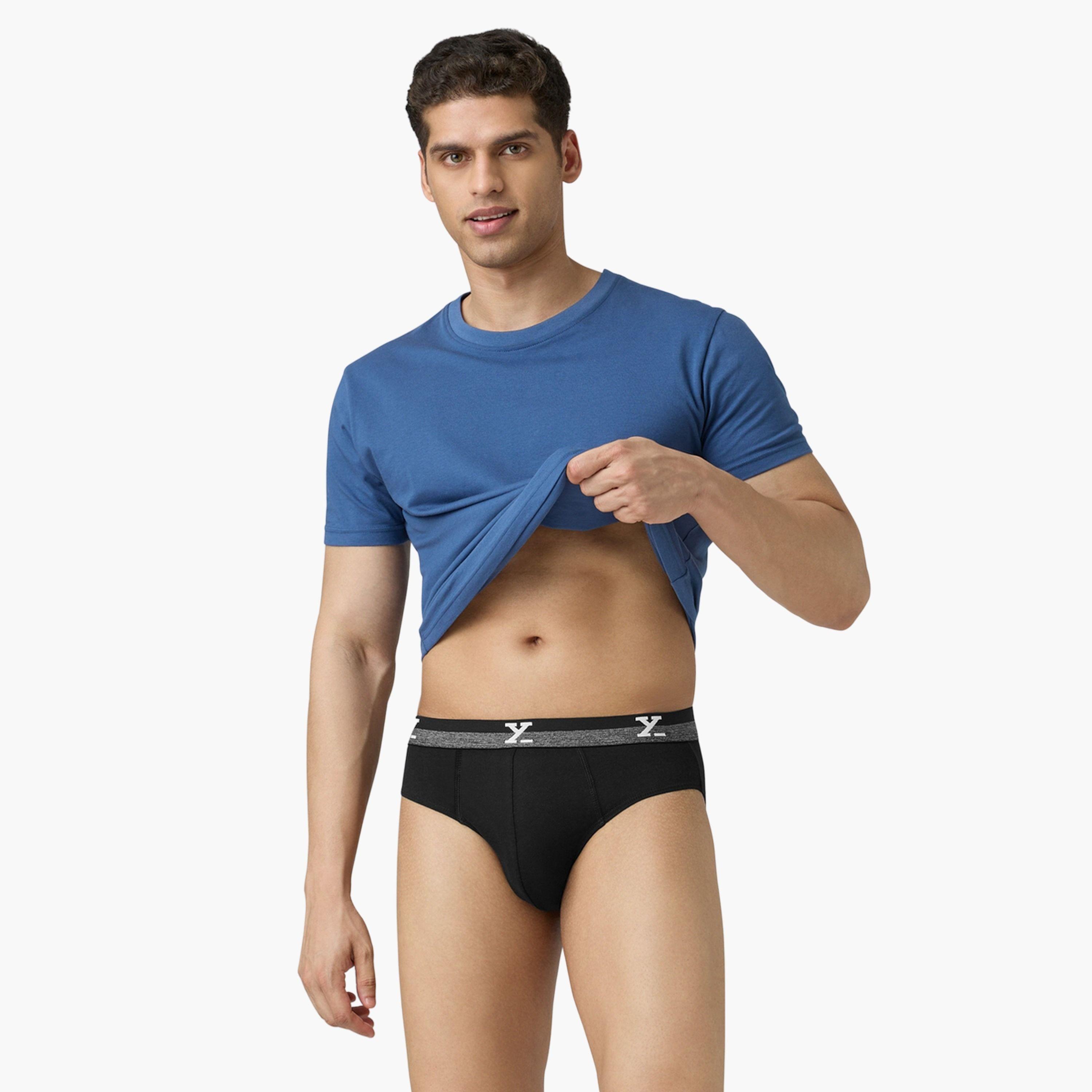 اكس واي اكس اكس - سروال داخلي رجالي من نوفا إنتلي فريش قطن ممشط لون سادة-men-clothing-innerwear-underwear-image-2