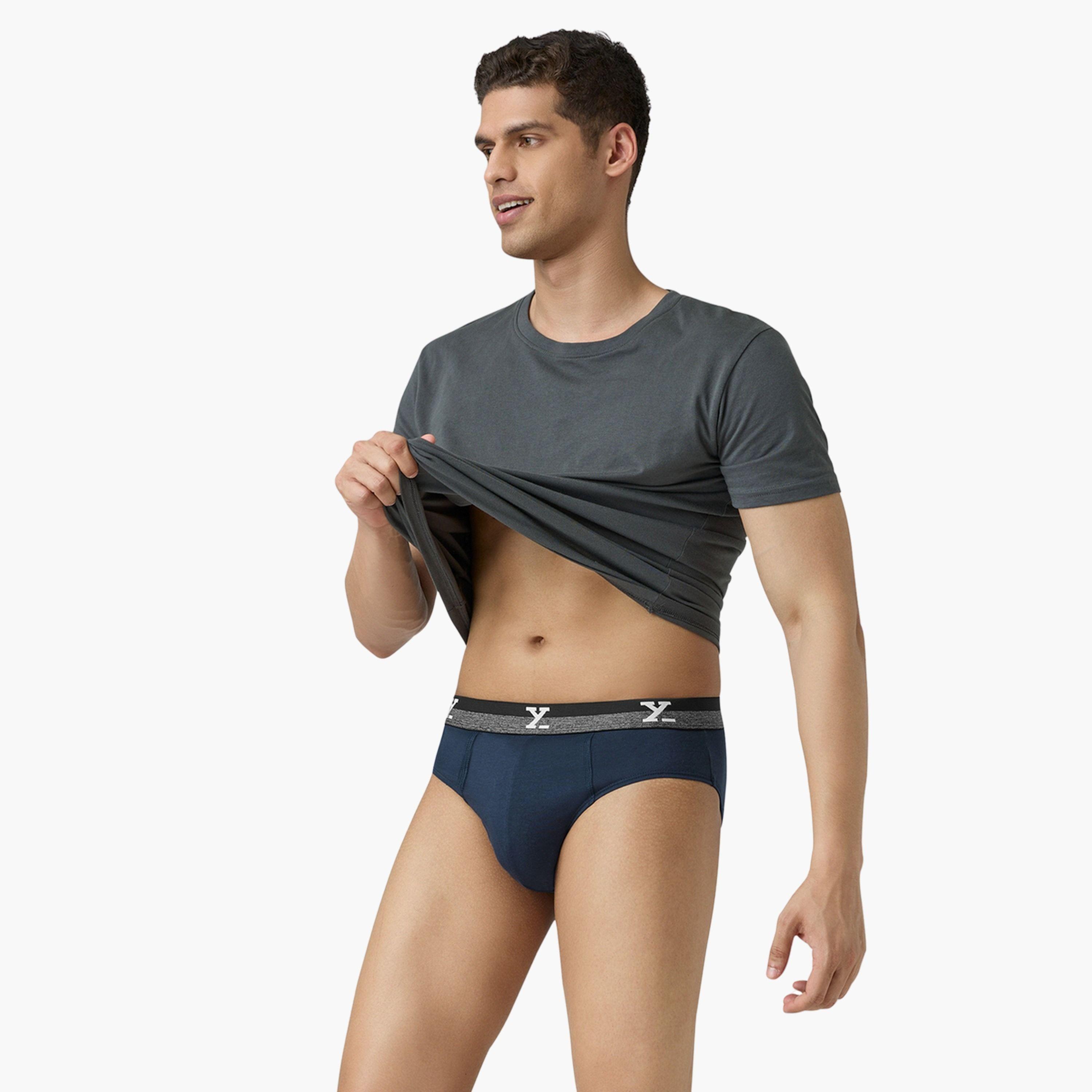 اكس واي اكس اكس - سروال داخلي رجالي من نوفا إنتلي فريش قطن ممشط لون سادة-men-clothing-innerwear-underwear-image-2