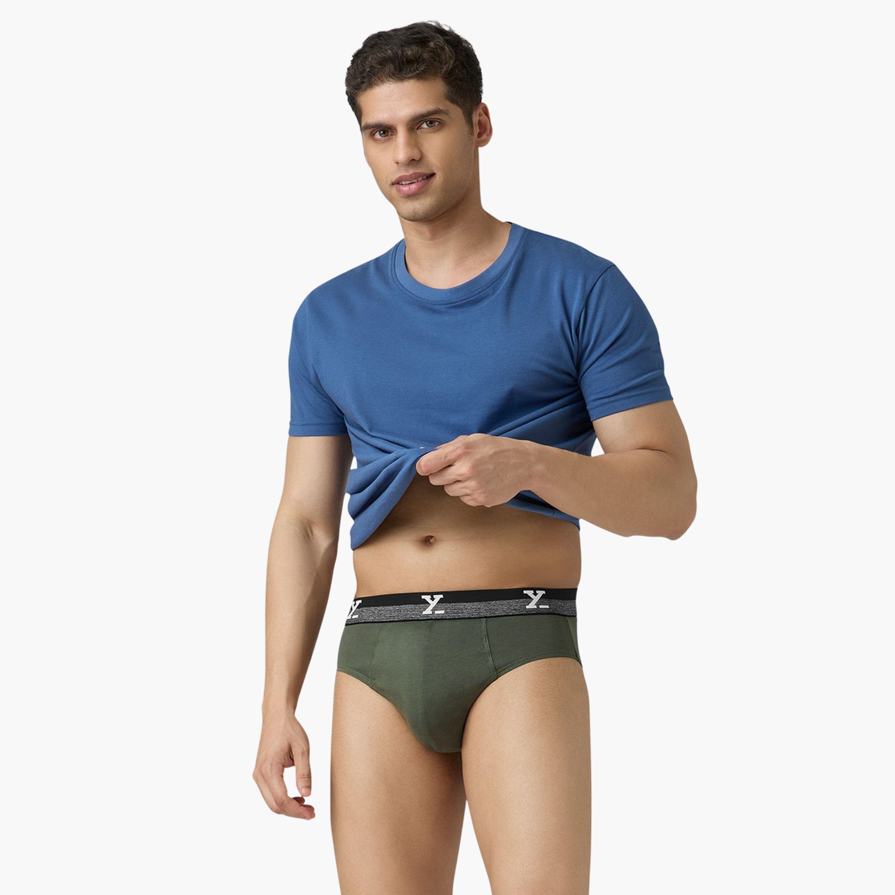 XYXX Men Nova IntelliFresh Solid Combed Cotton Briefs-men-clothing-innerwear-underwear-image-2