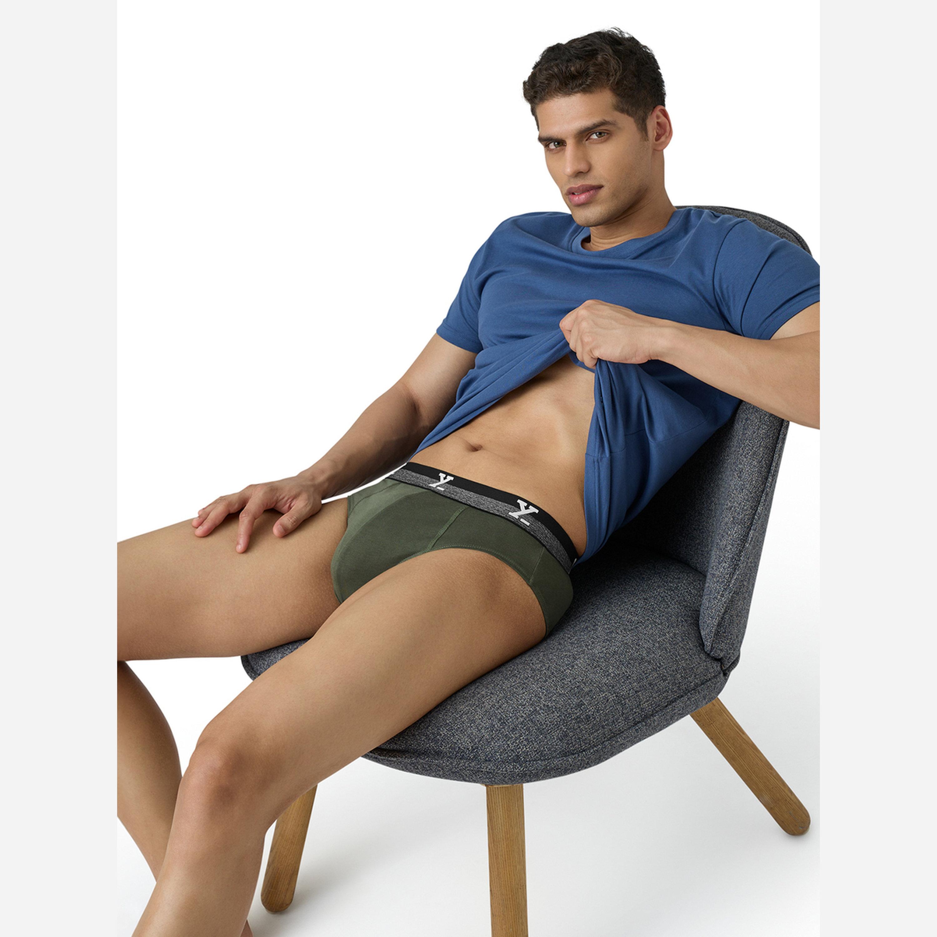 اكس واي اكس اكس - سروال داخلي رجالي من نوفا إنتلي فريش قطن ممشط لون سادة-men-clothing-innerwear-underwear-image-6