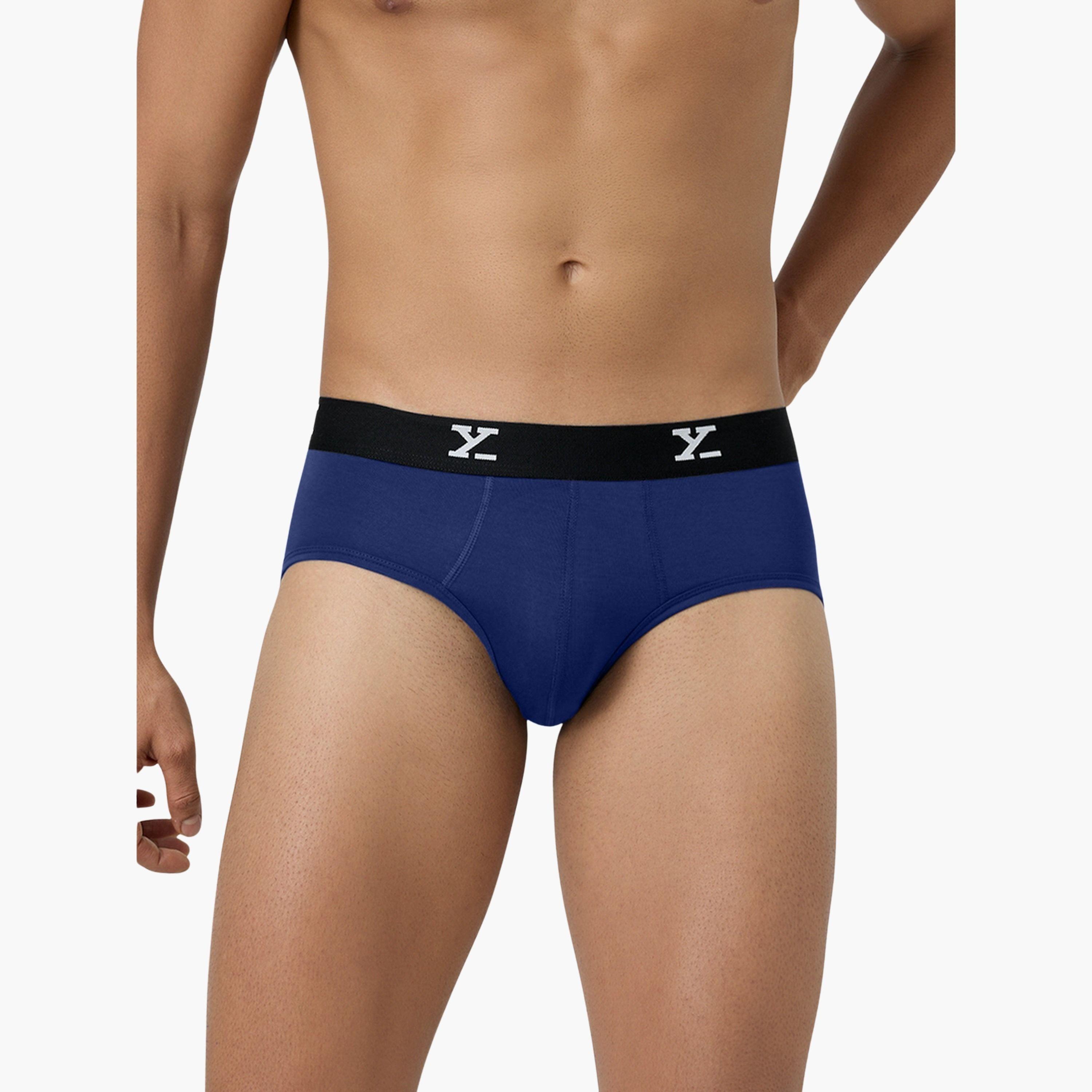 XYXX Men Combed Cotton Parallax Solid Briefs-men-clothing-innerwear-underwear-image-1