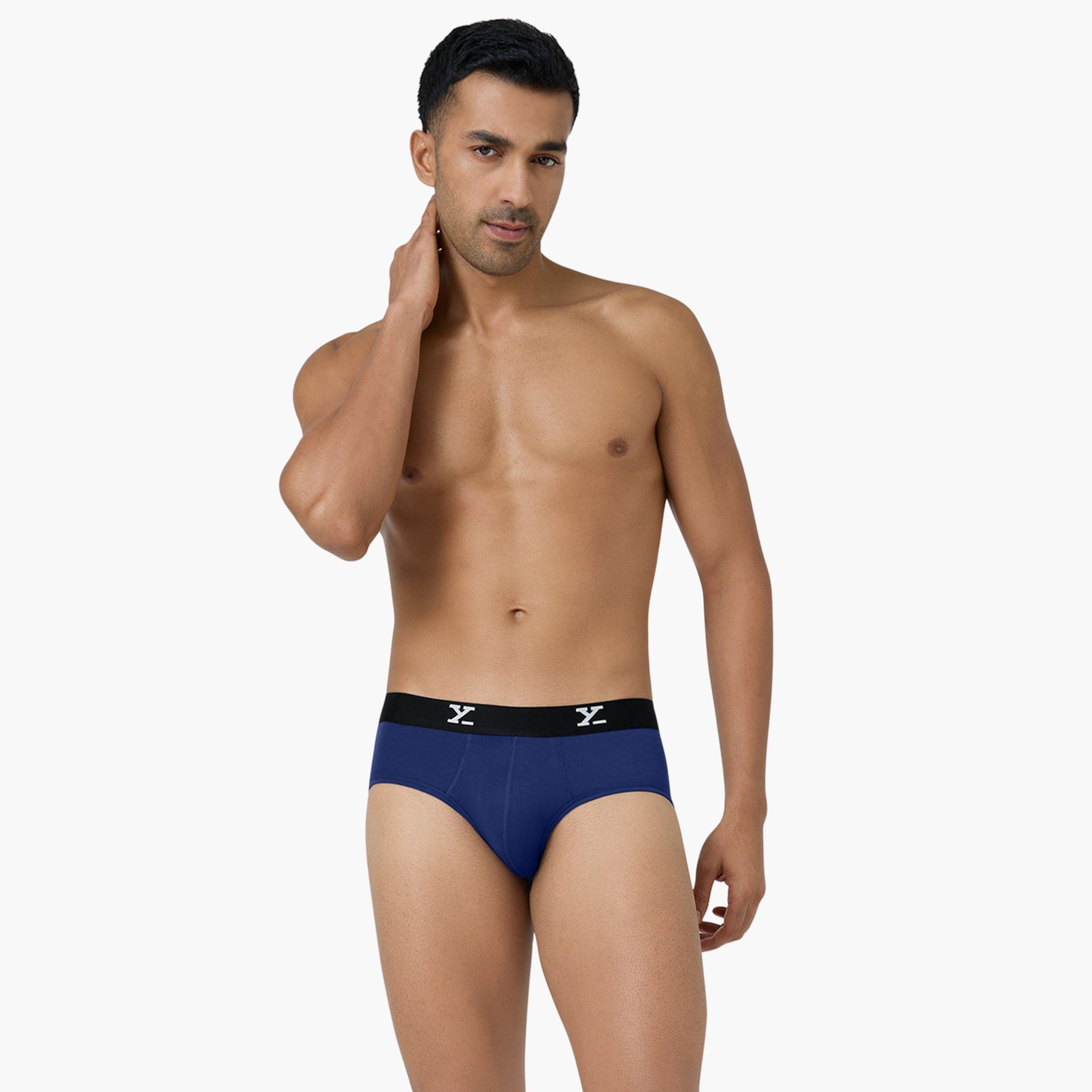 XYXX Men Combed Cotton Parallax Solid Briefs-men-clothing-innerwear-underwear-image-2