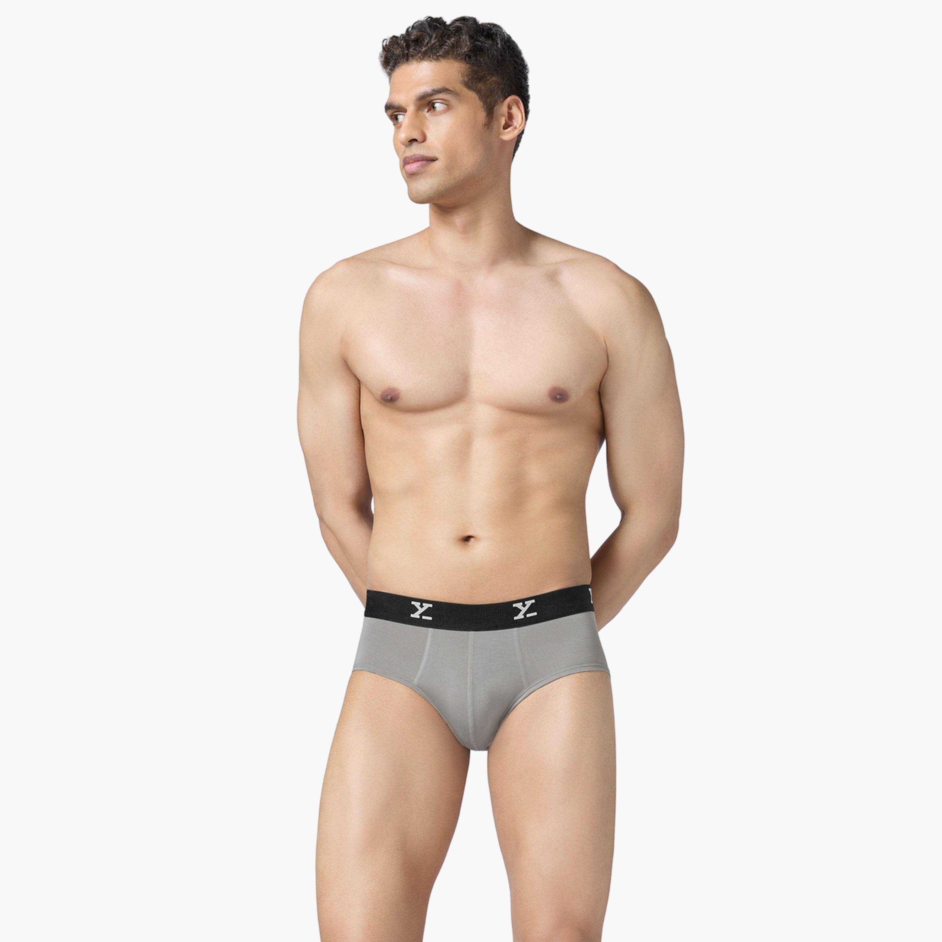 XYXX Men Combed Cotton Parallax Solid Briefs-men-clothing-innerwear-underwear-image-2