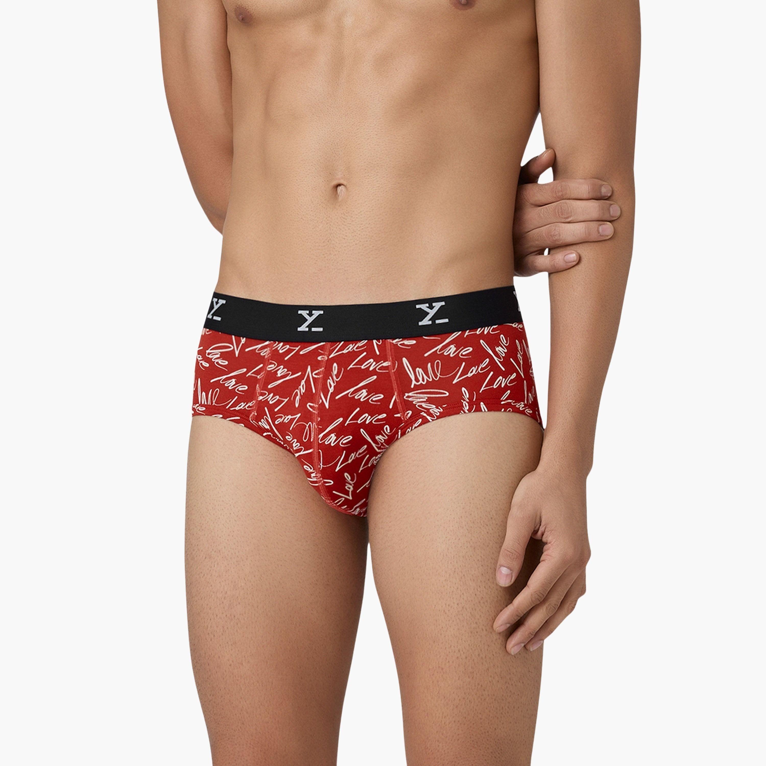اكس واي اكس اكس - سروال داخلي رجالي طبعة قطن ممشط فائق الجودة-men-clothing-innerwear-underwear-image-1