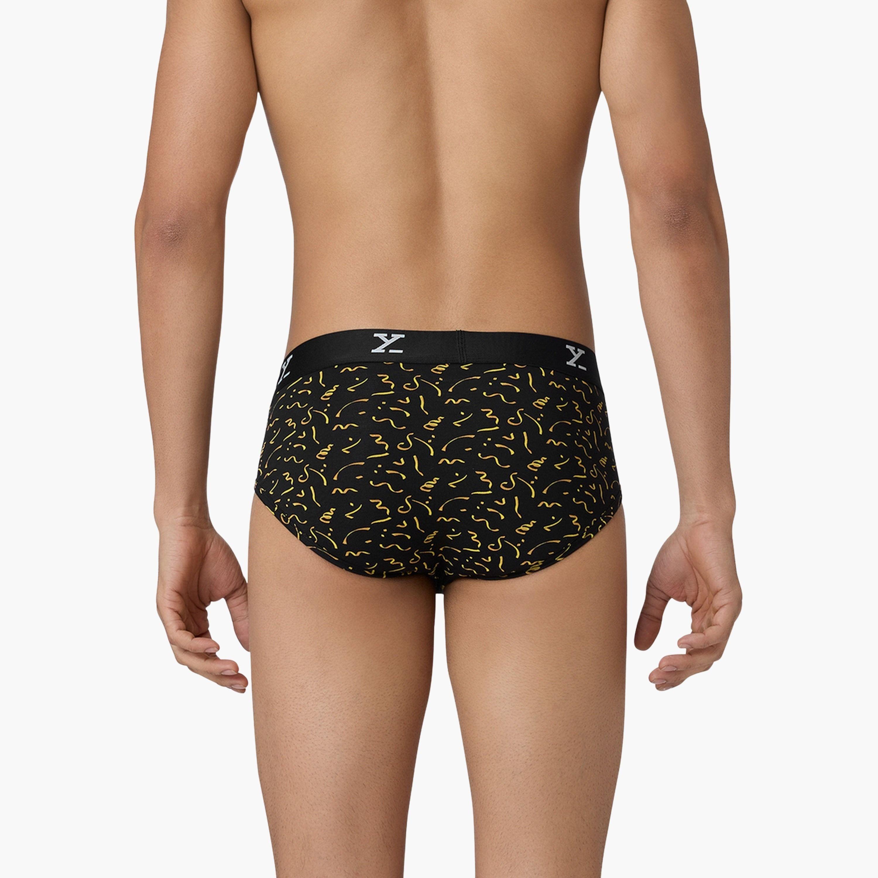 اكس واي اكس اكس - سروال داخلي رجالي طبعة قطن ممشط فائق الجودة-men-clothing-innerwear-underwear-image-4