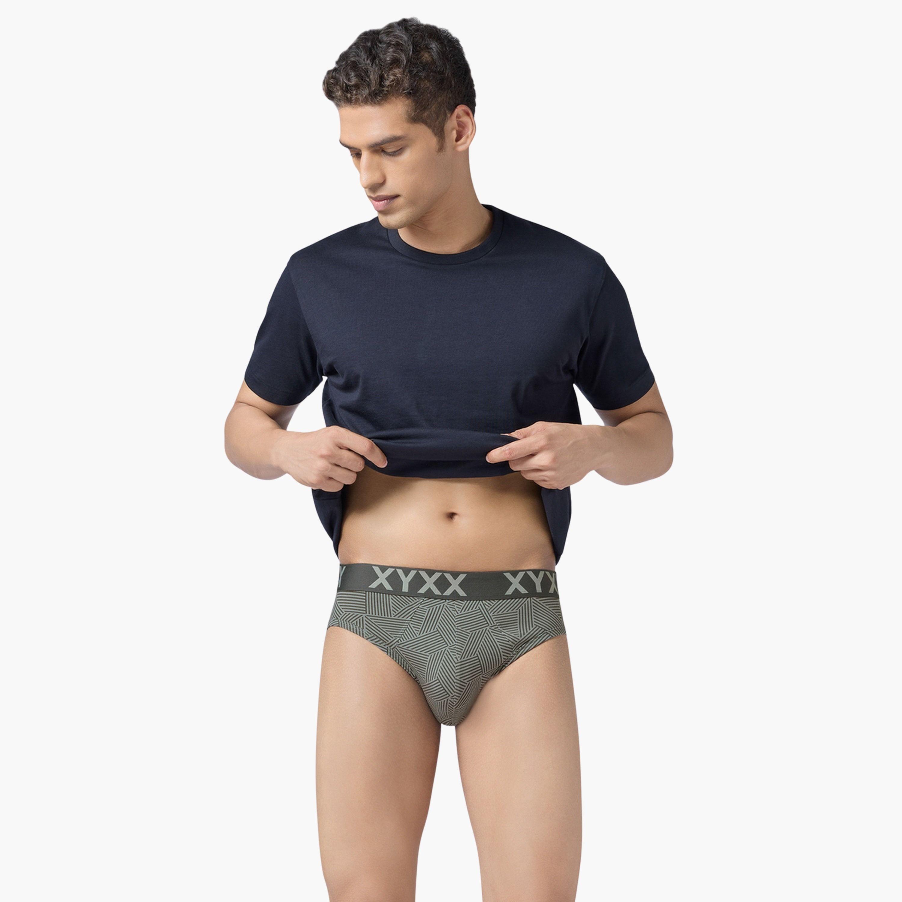 اكس واي اكس اكس - سروال داخلي مودال ميتريكس رجالي قطن قصة مريحة-men-clothing-innerwear-underwear-image-2
