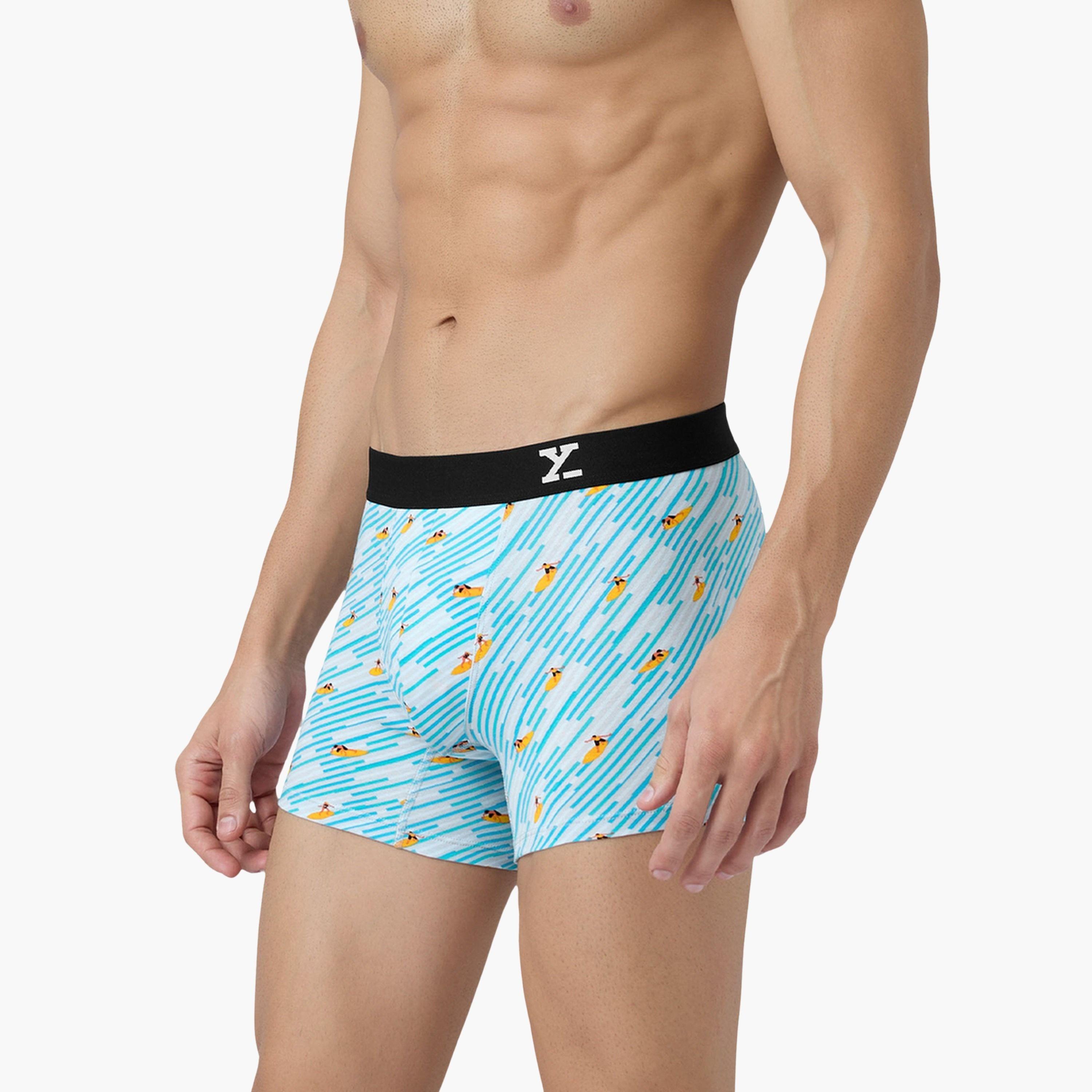 اكس واي اكس اكس - شورت سباحة رجالي مضاد للبكتيريا قطن ممشط فائق النعومة-men-clothing-innerwear-underwear-image-1