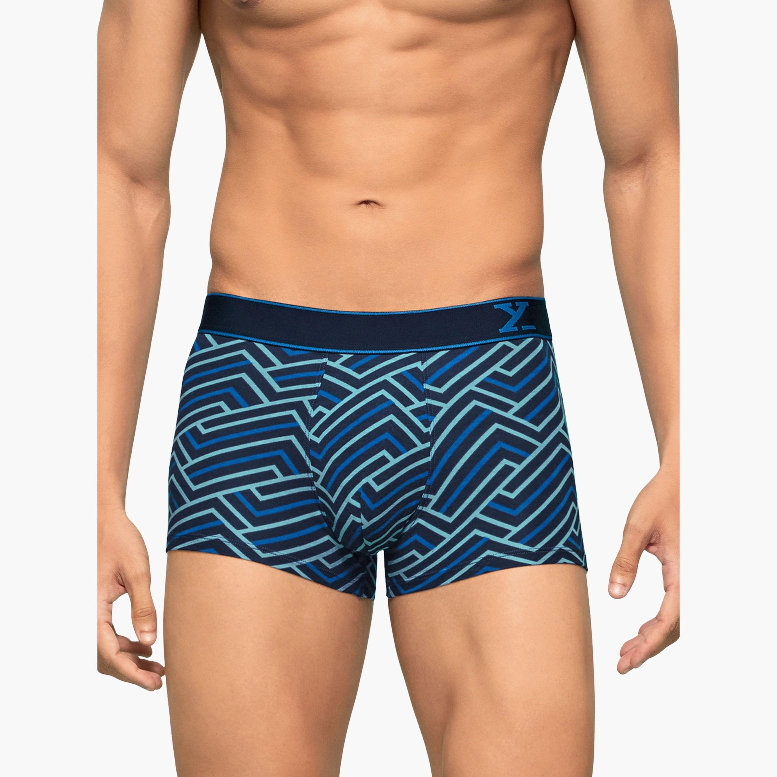 XYXX Men Cotton Stripes Parallax Trunks-men-clothing-innerwear-underwear-image-1
