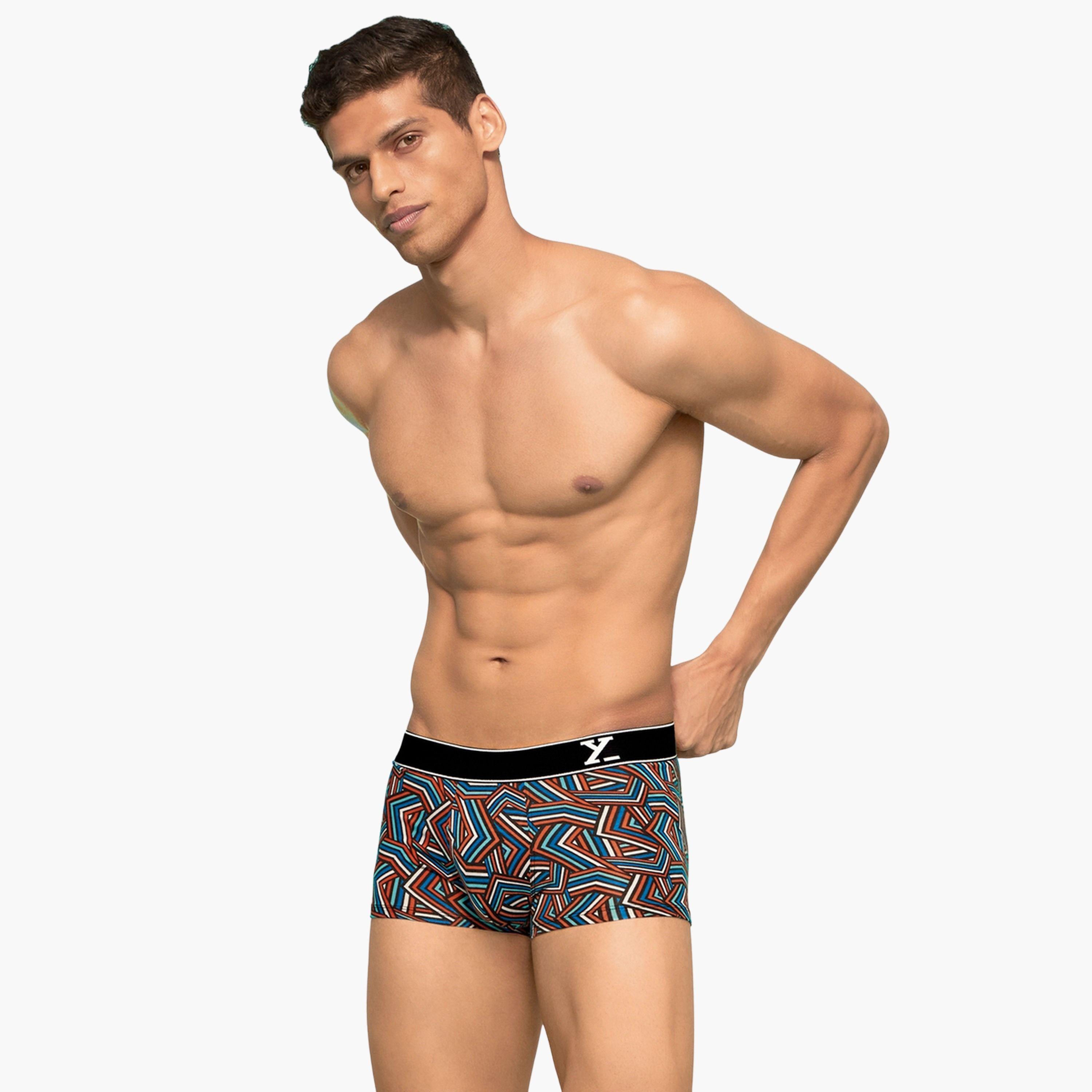 XYXX Men Cotton Stripes Parallax Trunks-men-clothing-innerwear-underwear-image-2