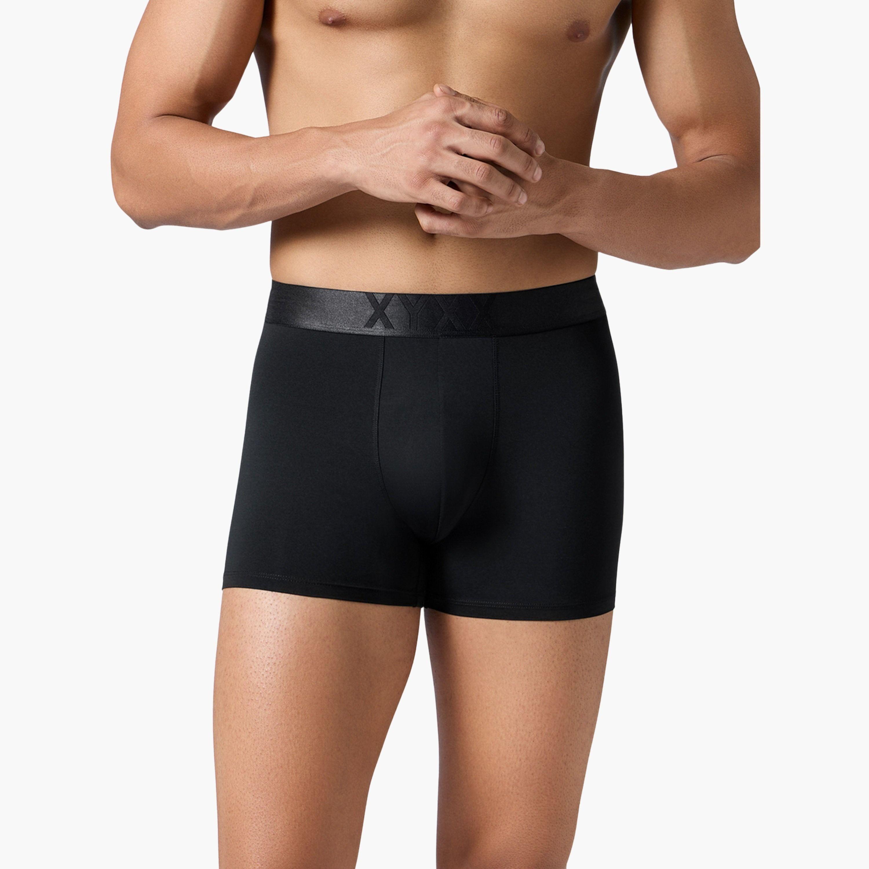 اكس واي اكس اكس - شورت رجالي مطاطي لون سادة - سريع الجفاف (عبوة 8 قطع)-men-clothing-innerwear-underwear-image-6