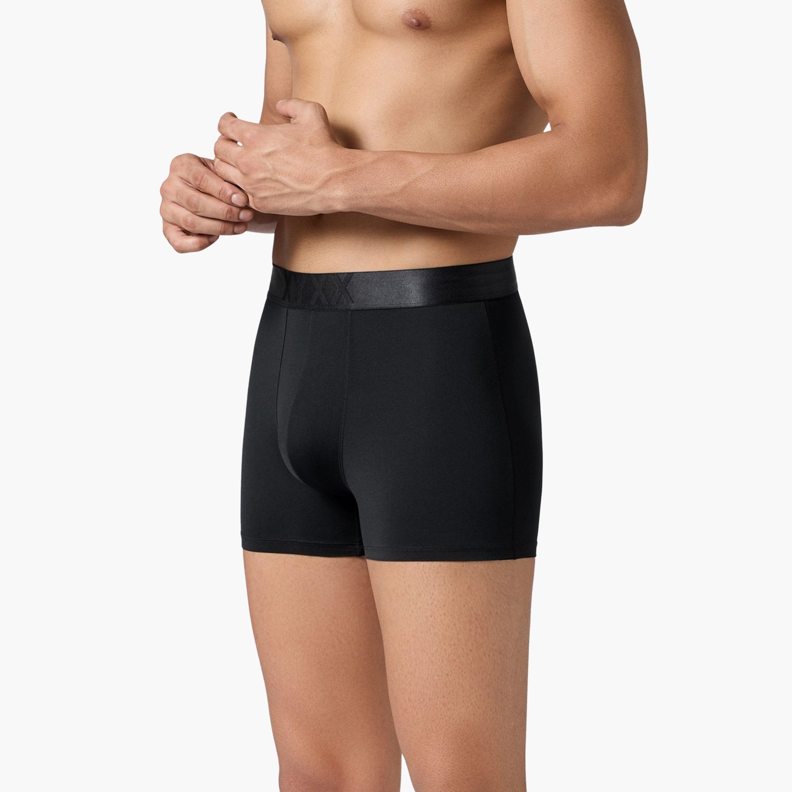 اكس واي اكس اكس - شورت رجالي مطاطي لون سادة - سريع الجفاف (عبوة 8 قطع)-men-clothing-innerwear-underwear-image-4