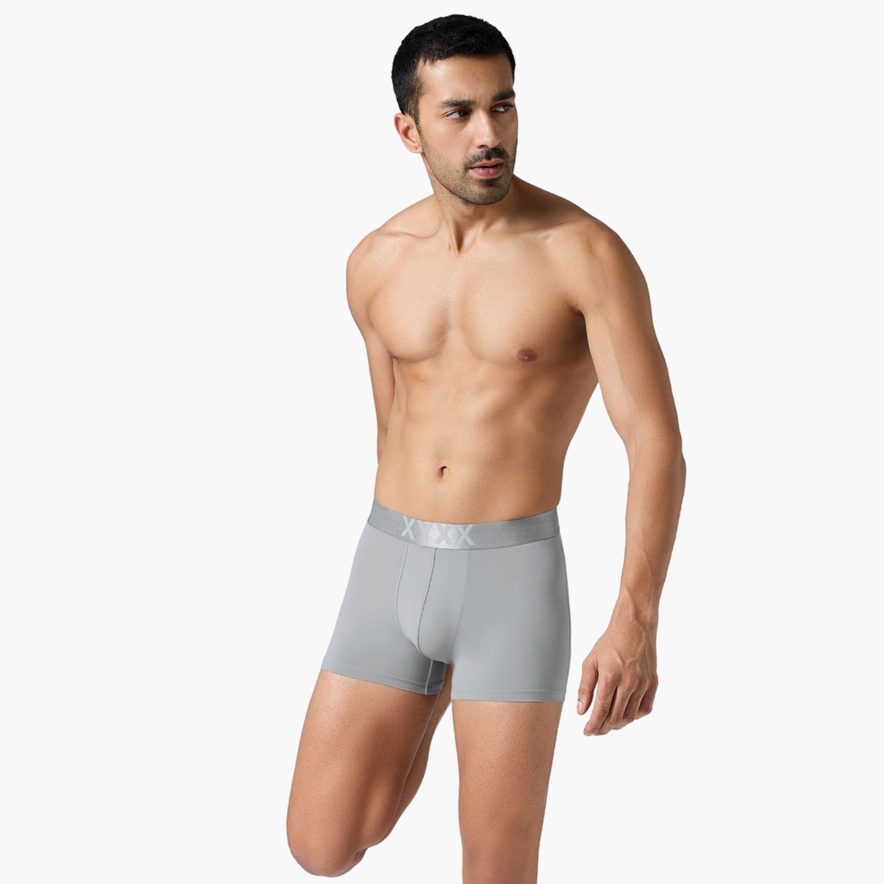 XYXX Men Elastane Stretch Solid Trunks - 8X Quick Dry-men-clothing-innerwear-underwear-image-2