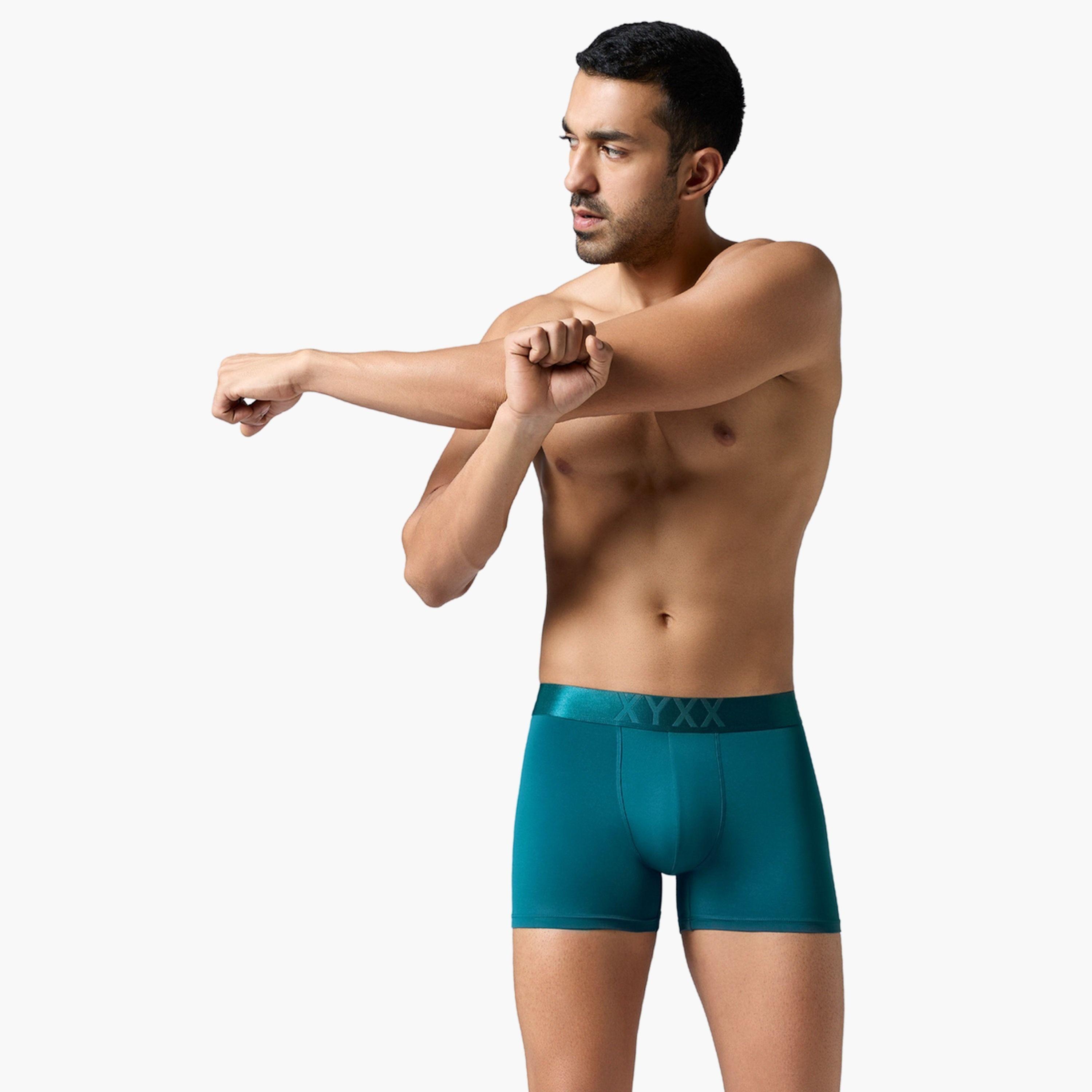 XYXX Men Elastane Stretch Solid Trunks - 8X Quick Dry-men-clothing-innerwear-underwear-image-2