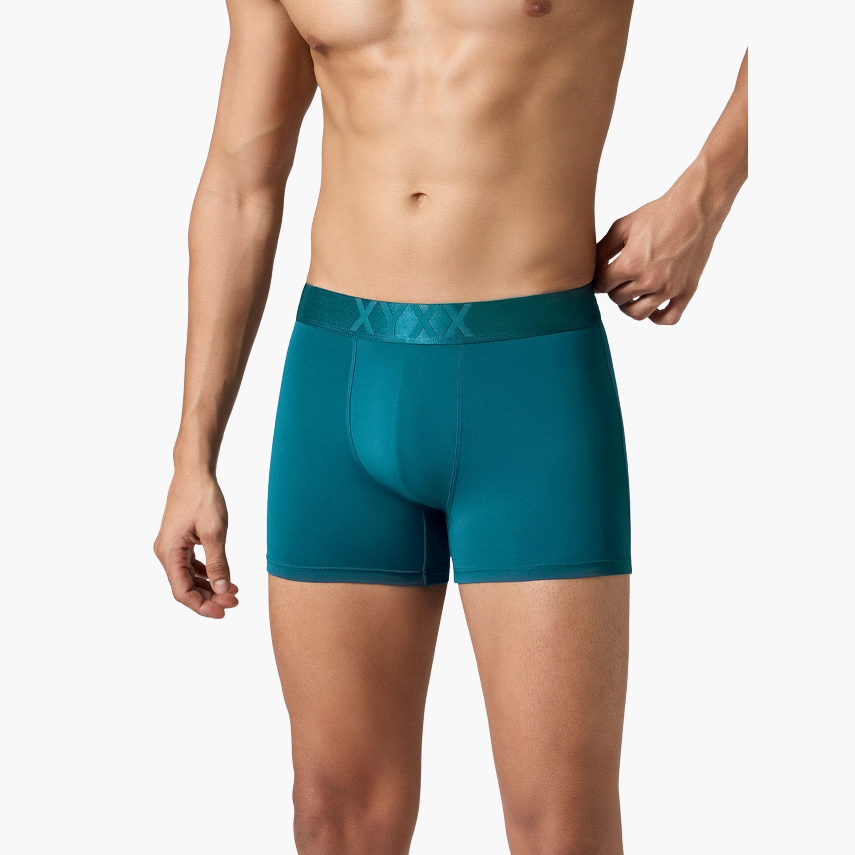 XYXX Men Elastane Stretch Solid Trunks - 8X Quick Dry-men-clothing-innerwear-underwear-image-3
