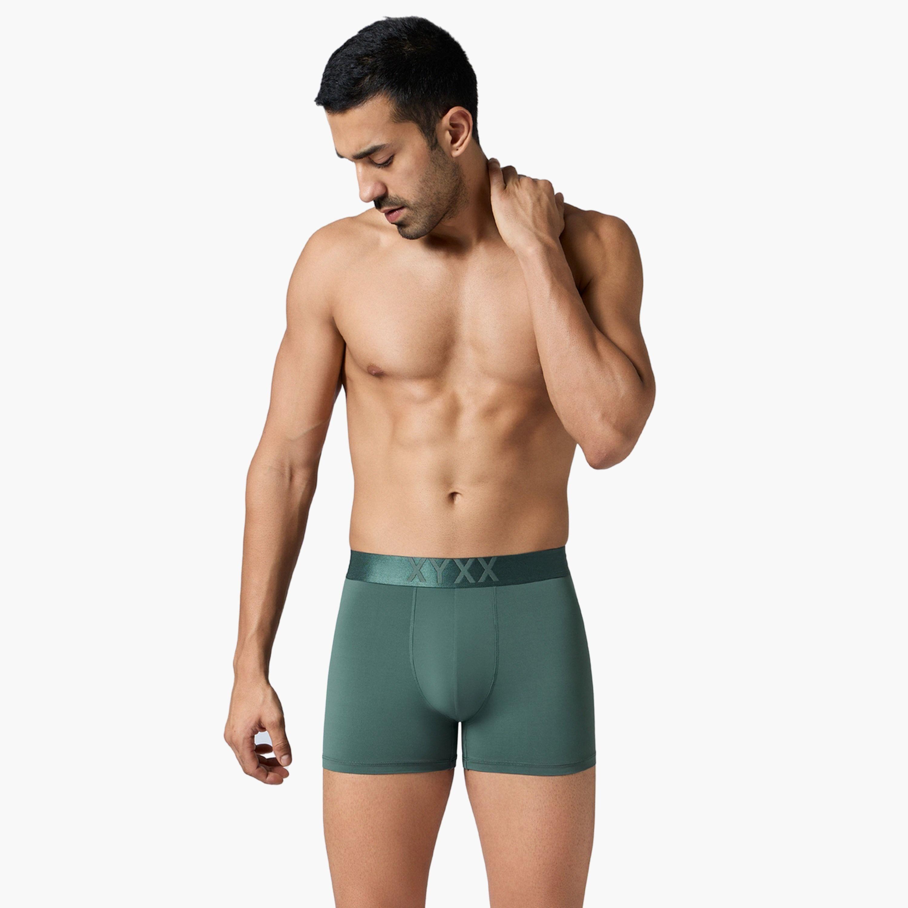 XYXX Men Elastane Stretch Solid Trunks - 8X Quick Dry-men-clothing-innerwear-underwear-image-2
