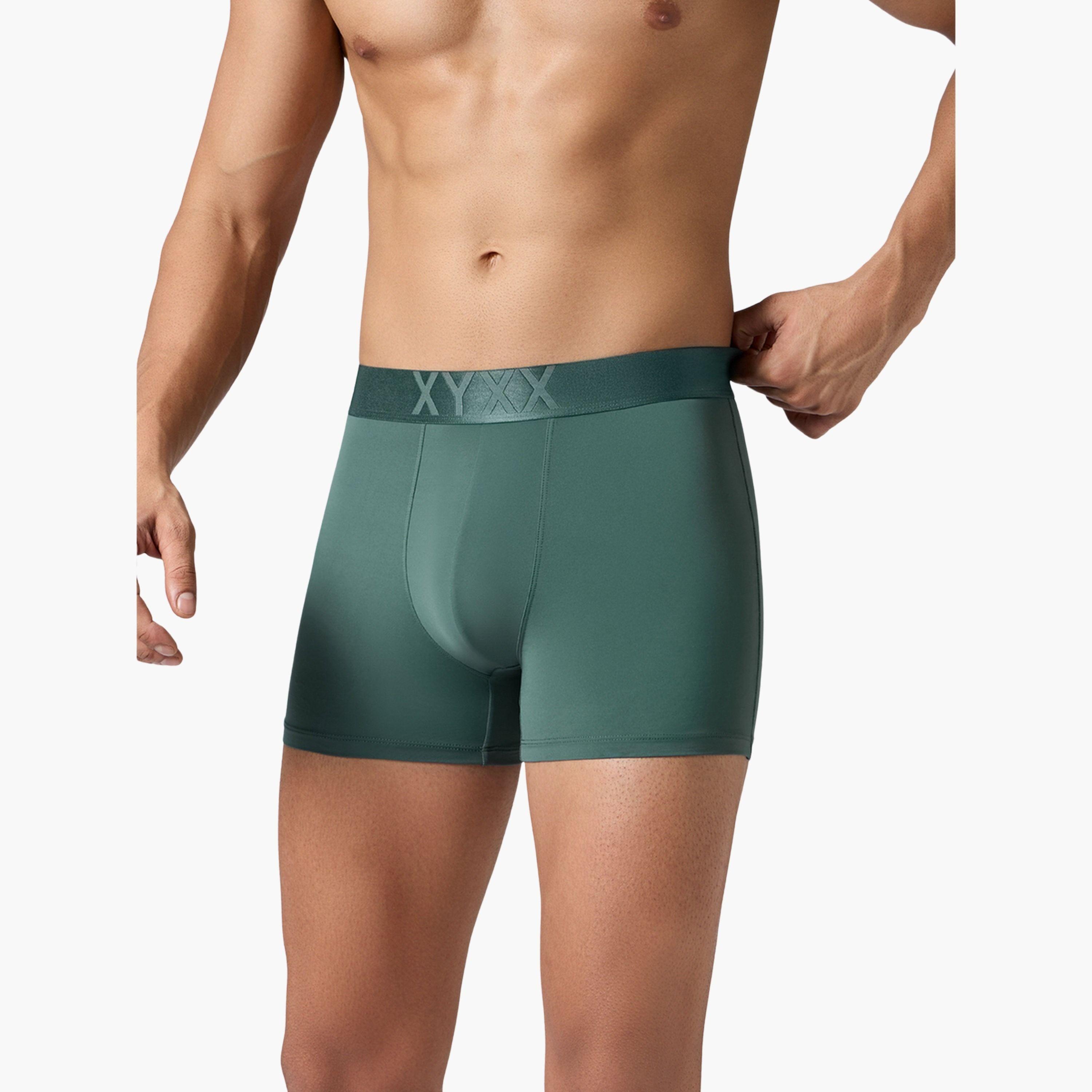 XYXX Men Elastane Stretch Solid Trunks - 8X Quick Dry-men-clothing-innerwear-underwear-image-3