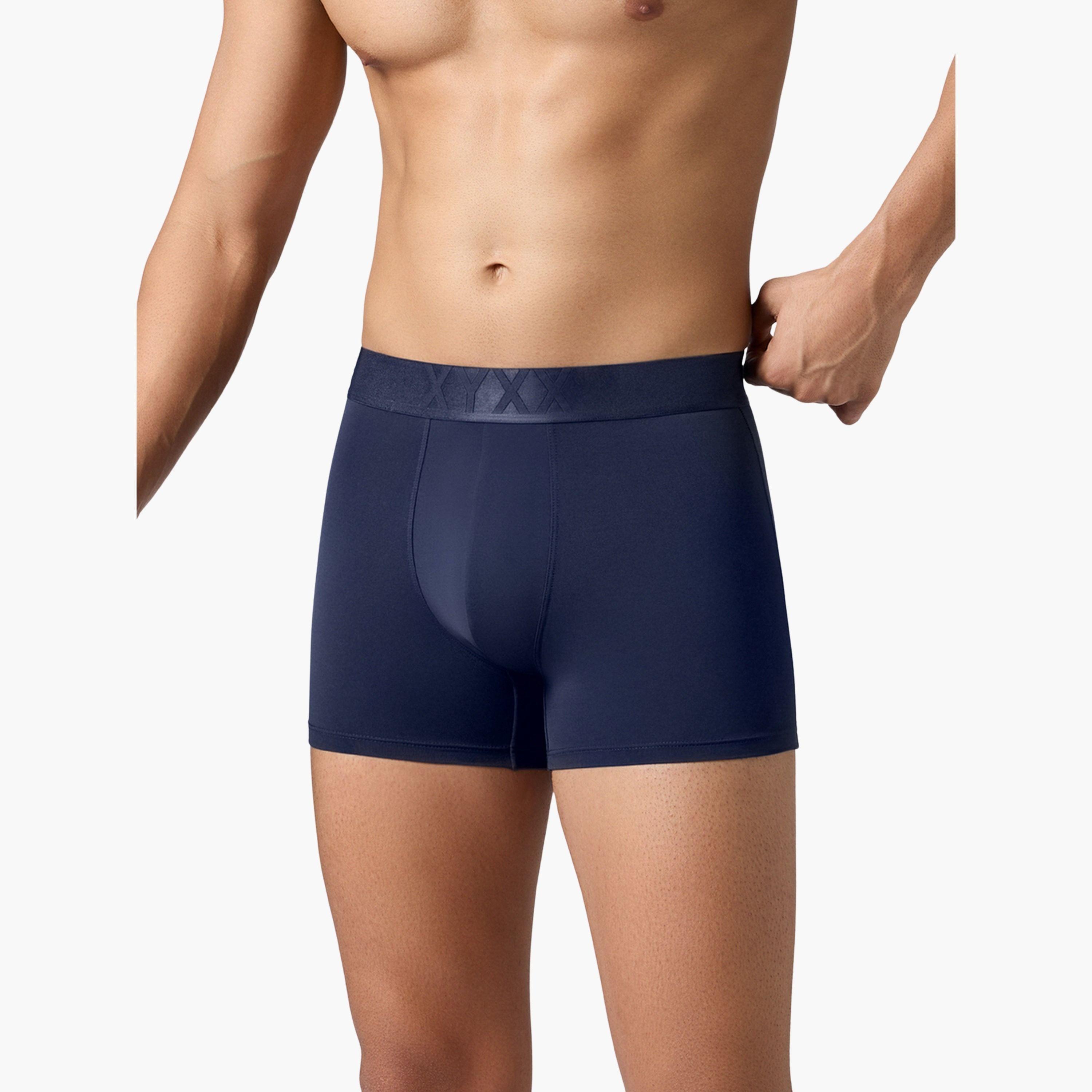 XYXX Men Elastane Stretch Solid Trunks - 8X Quick Dry-men-clothing-innerwear-underwear-image-3