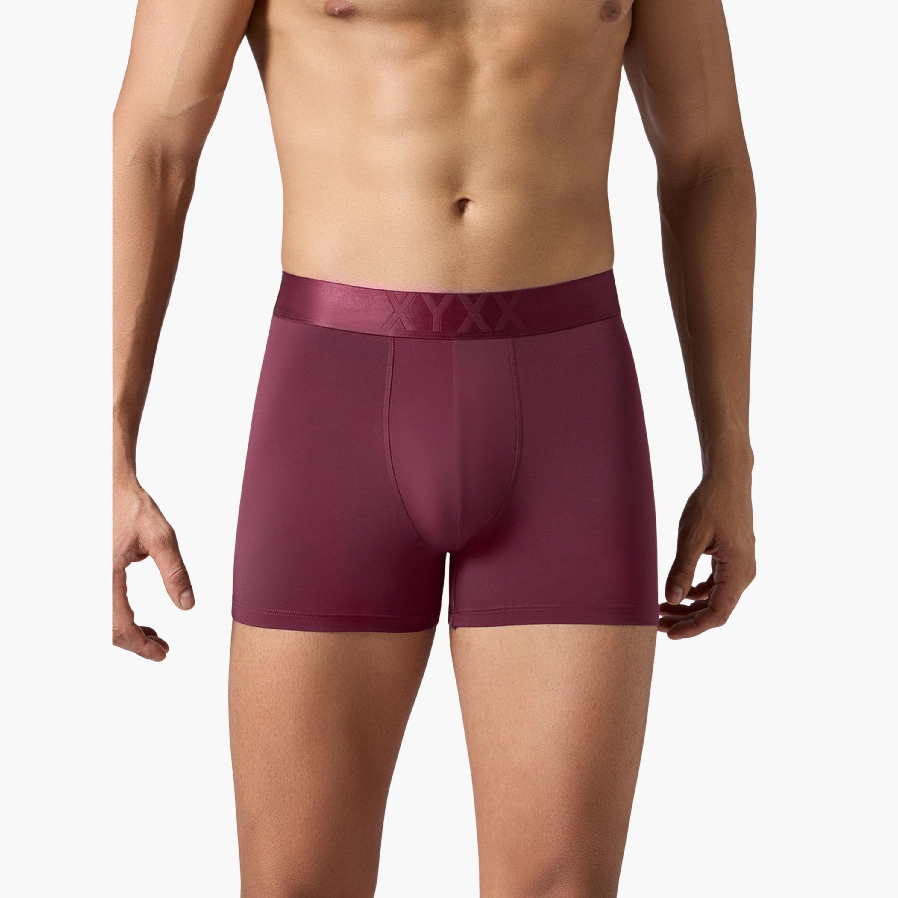 XYXX Men Elastane Stretch Solid Trunks - 8X Quick Dry-men-clothing-innerwear-underwear-image-1