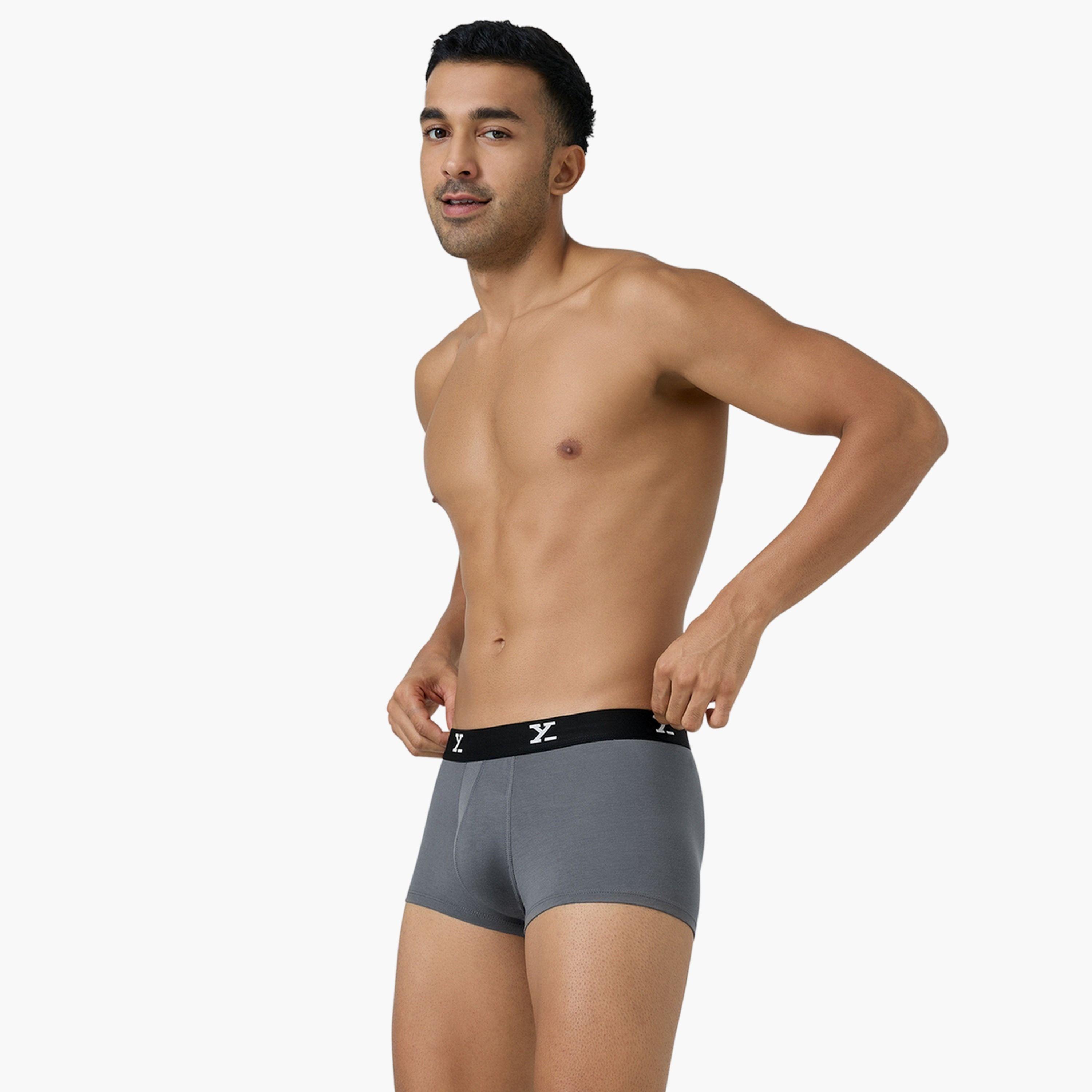 XYXX Men Combed Cotton Parallax Solid Trunks-men-clothing-innerwear-underwear-image-2