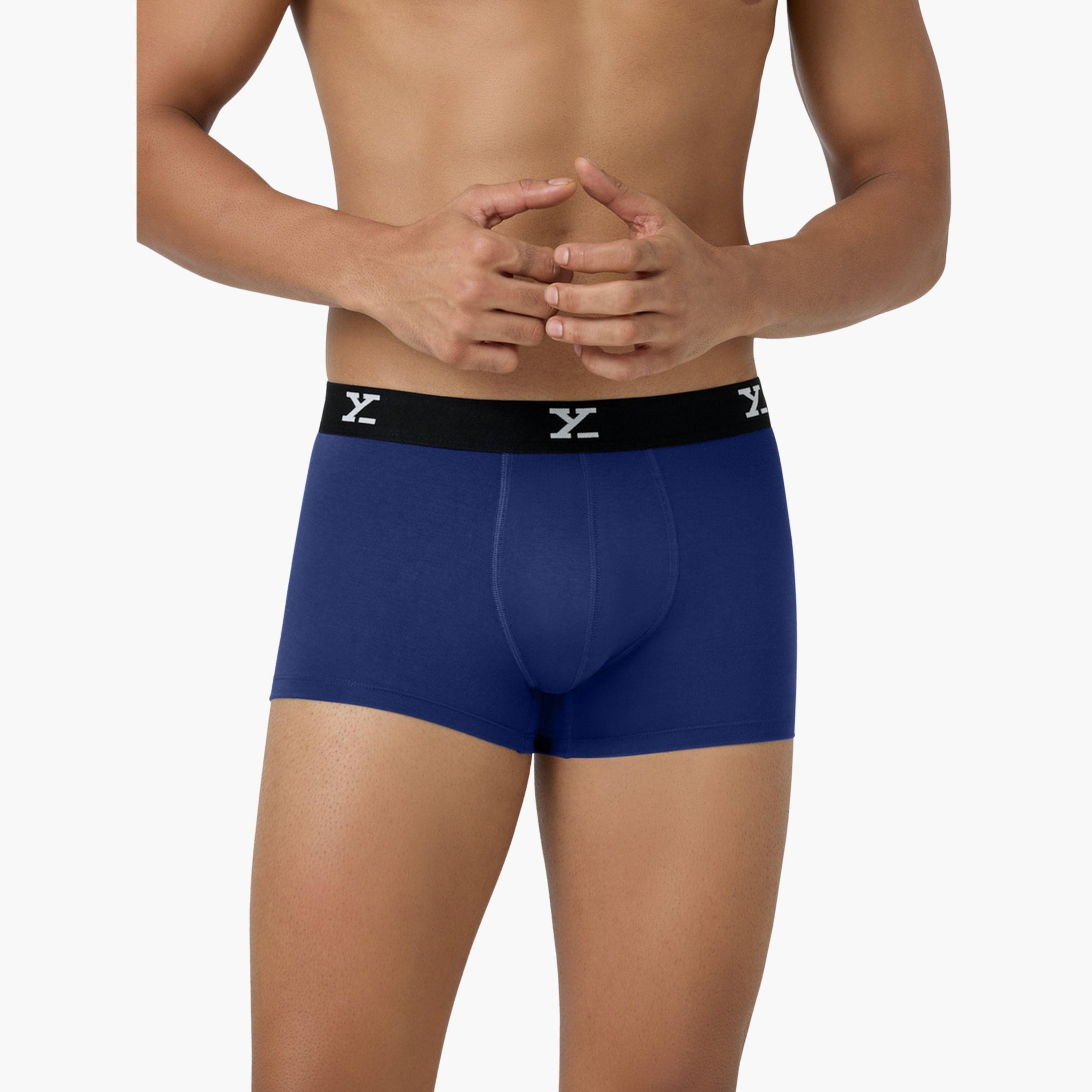 XYXX Men Combed Cotton Parallax Solid Trunks-men-clothing-innerwear-underwear-image-1