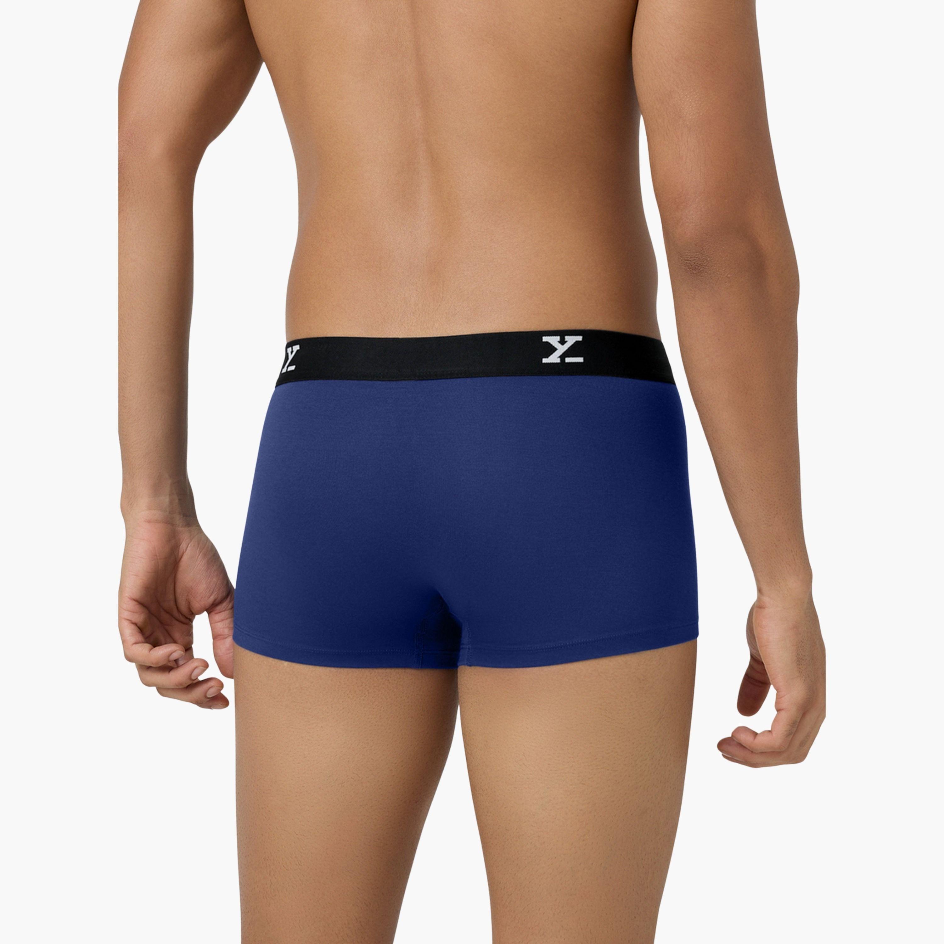XYXX Men Combed Cotton Parallax Solid Trunks-men-clothing-innerwear-underwear-image-3
