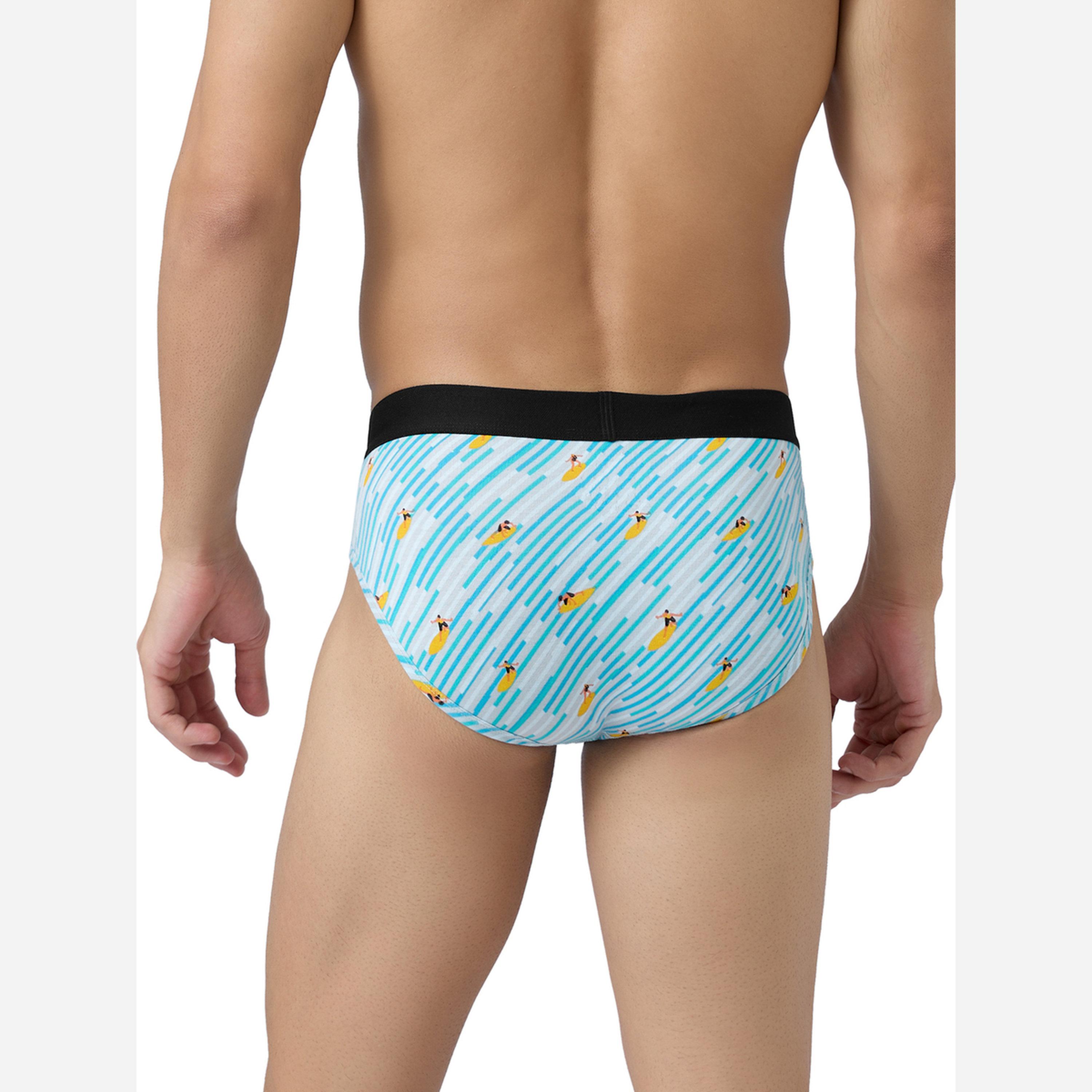 XYXX Pack of 2 - Men Surf Cotton Printed Briefs-men-clothing-innerwear-underwear-image-3