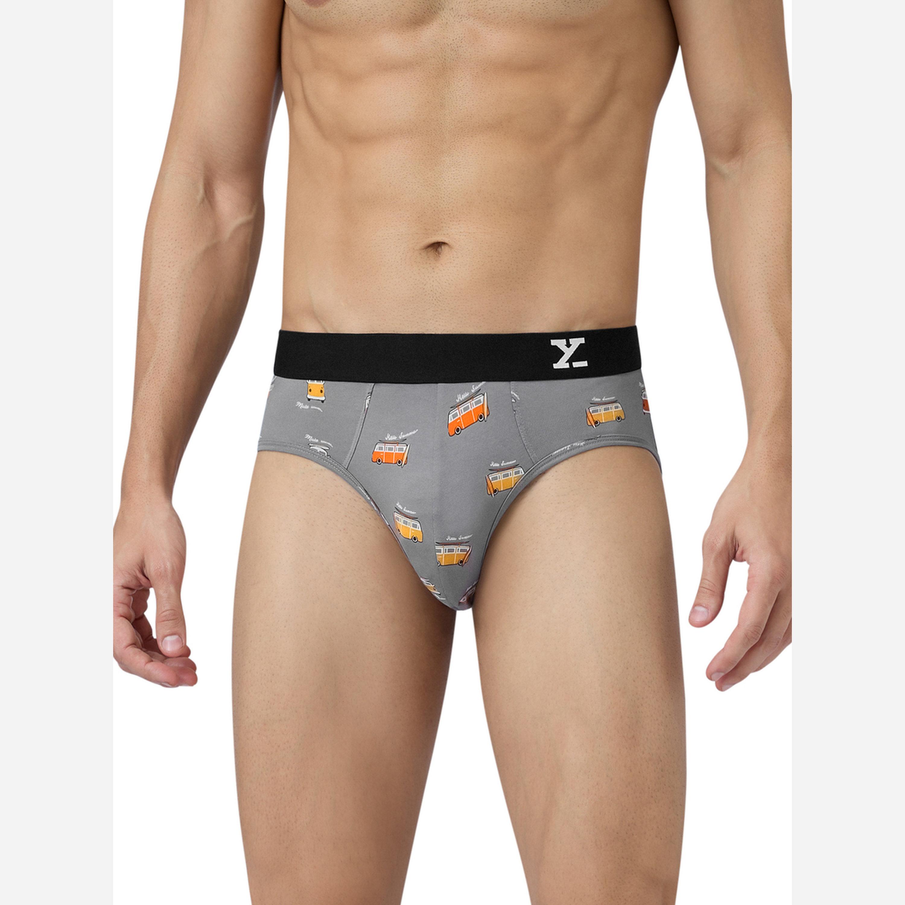 اكس واي اكس اكس - عبوة قطعتين - سروال داخلي قطن بطبعة للرجال-men-clothing-innerwear-underwear-image-4