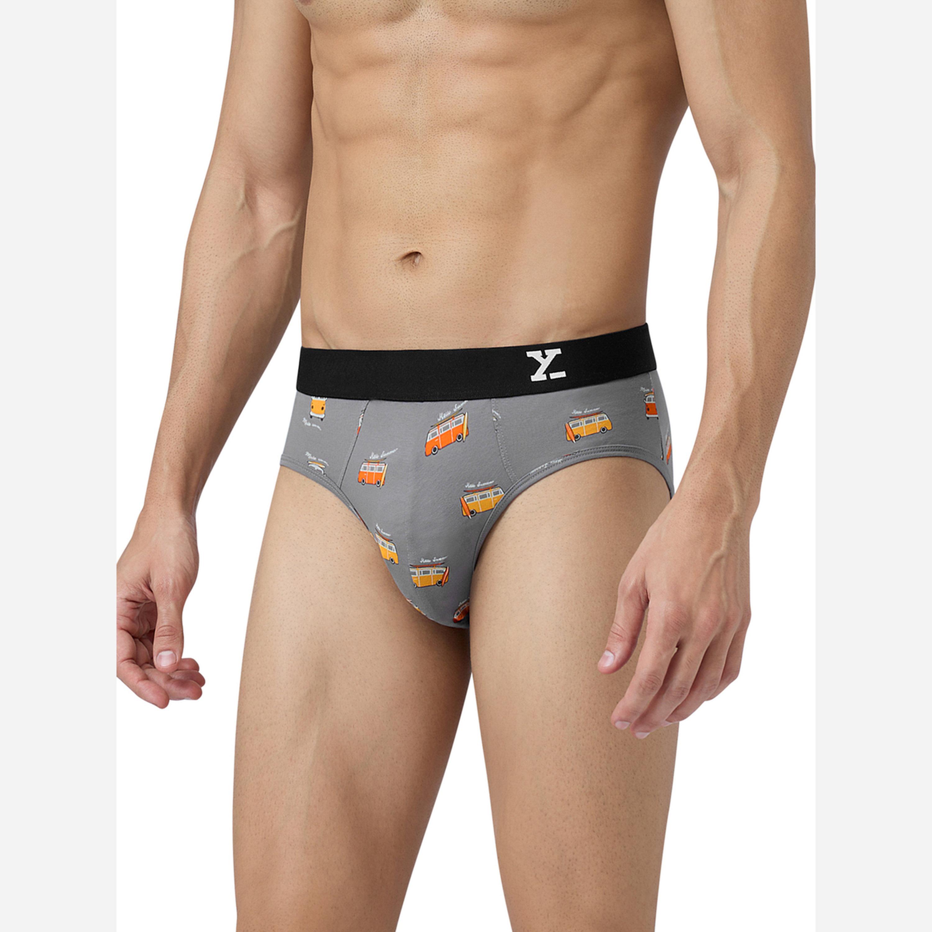 اكس واي اكس اكس - عبوة قطعتين - سروال داخلي قطن بطبعة للرجال-men-clothing-innerwear-underwear-image-5