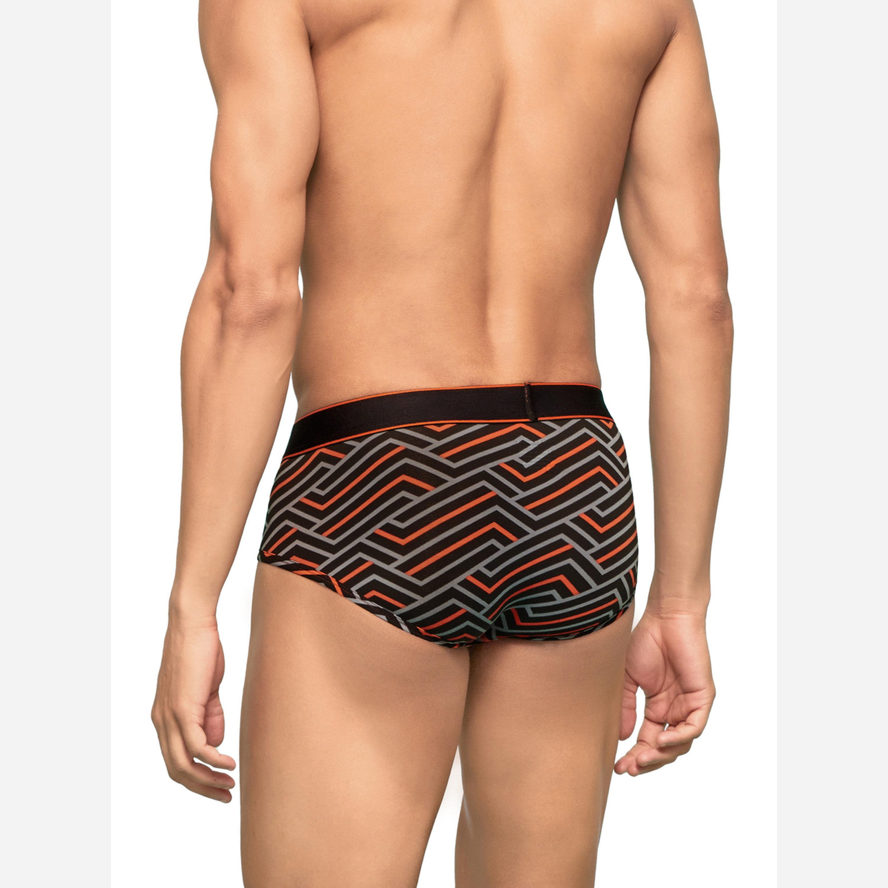 XYXX Pack of 2 - Men Cotton Stripes Parallax Briefs-men-clothing-innerwear-underwear-image-3