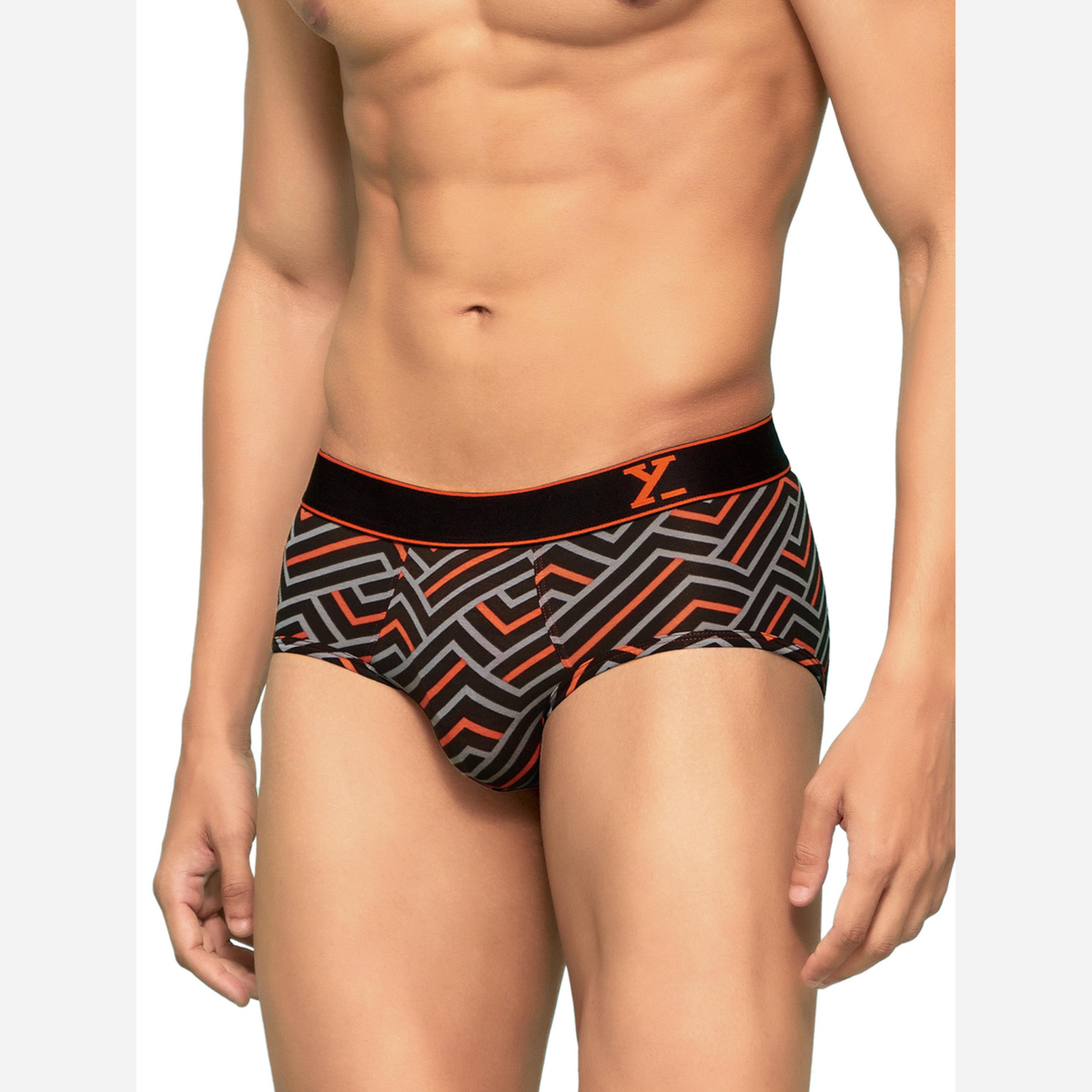 XYXX Pack of 2 - Men Cotton Stripes Parallax Briefs-men-clothing-innerwear-underwear-image-5