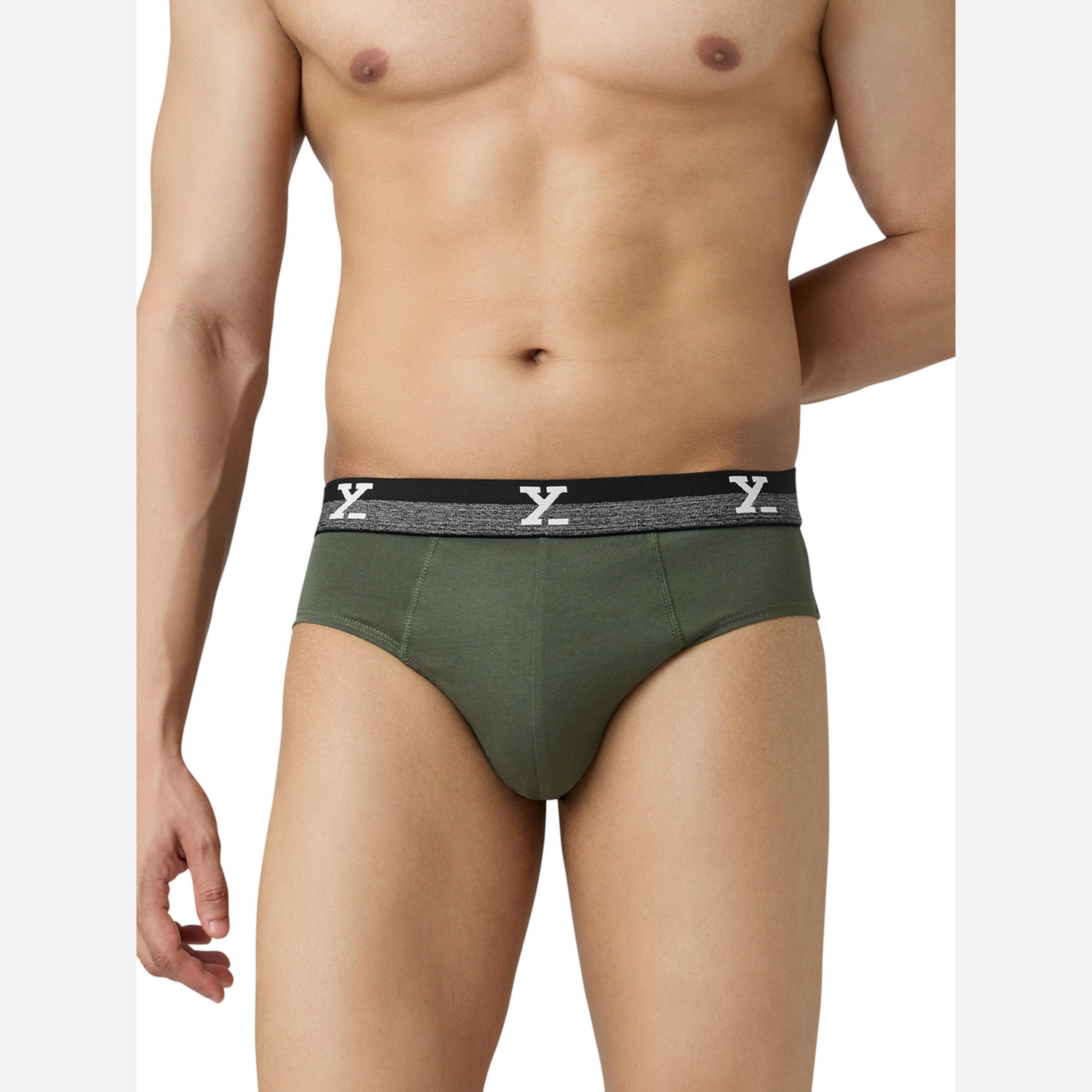 XYXX Pack of 2 - Men IntelliFresh Cotton Solid Briefs-men-clothing-innerwear-underwear-image-4