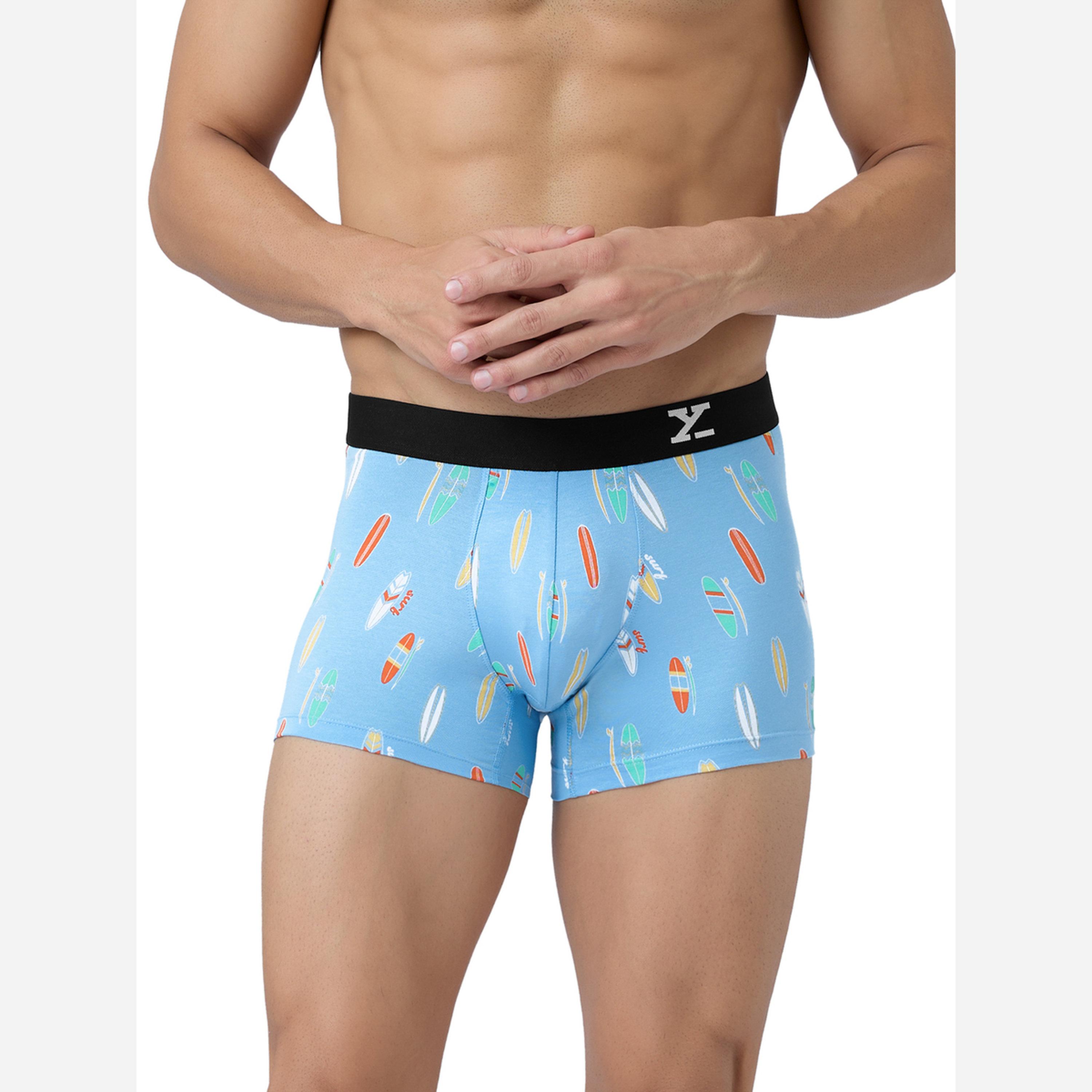 XYXX Pack of 2 - Men Surf Cotton Printed Trunks-men-clothing-innerwear-underwear-image-4