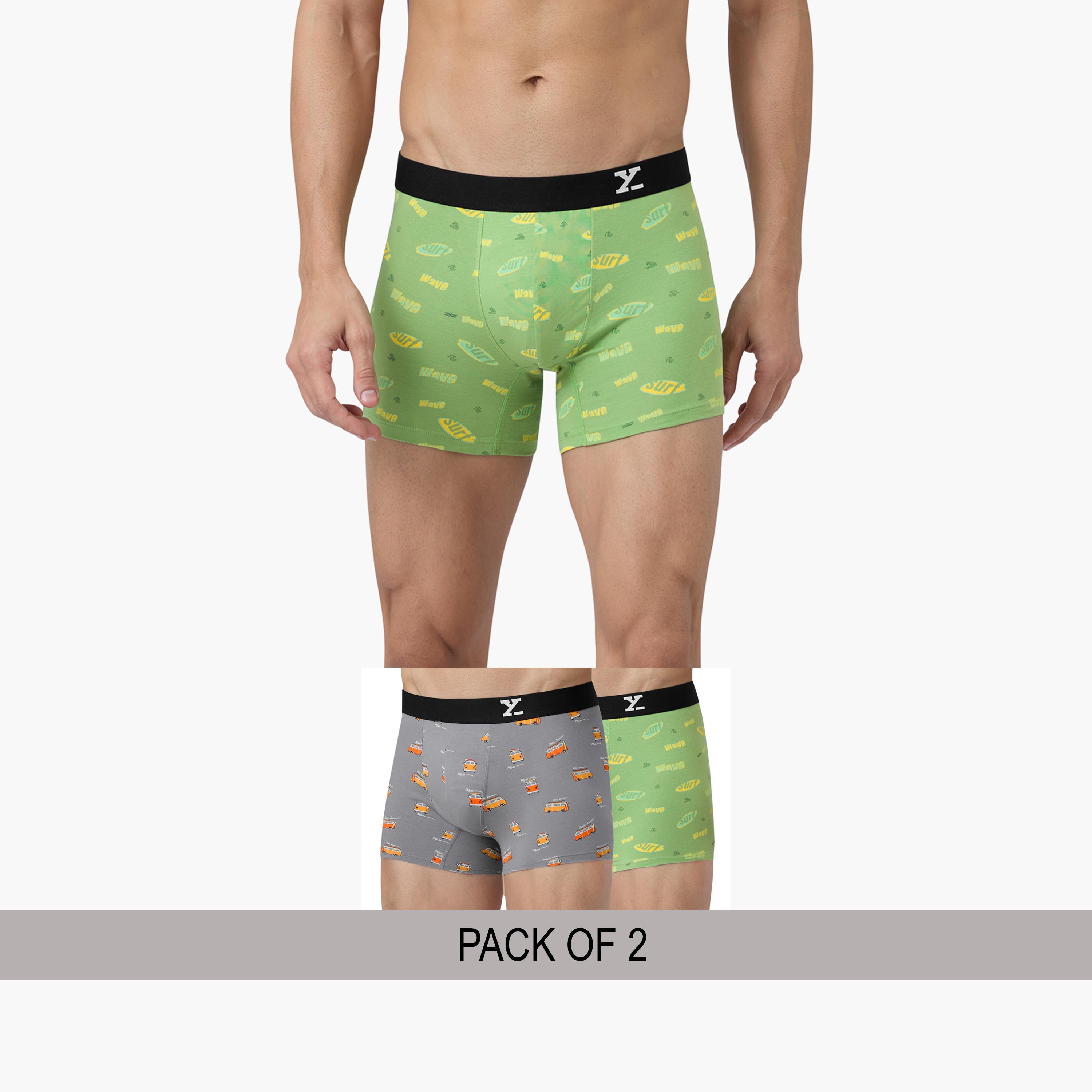 اكس واي اكس اكس - عبوة قطعتين - شورت سباحة رجالي قطن بطبعة-men-clothing-innerwear-underwear-image-2