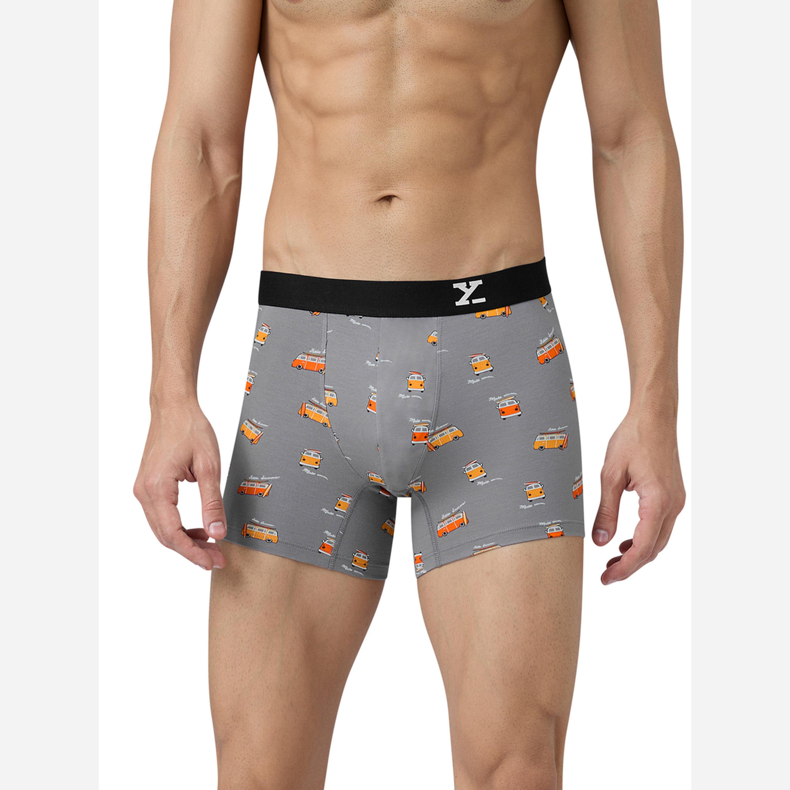 XYXX Pack of 2 - Men Surf Cotton Printed Trunks-men-clothing-innerwear-underwear-image-4