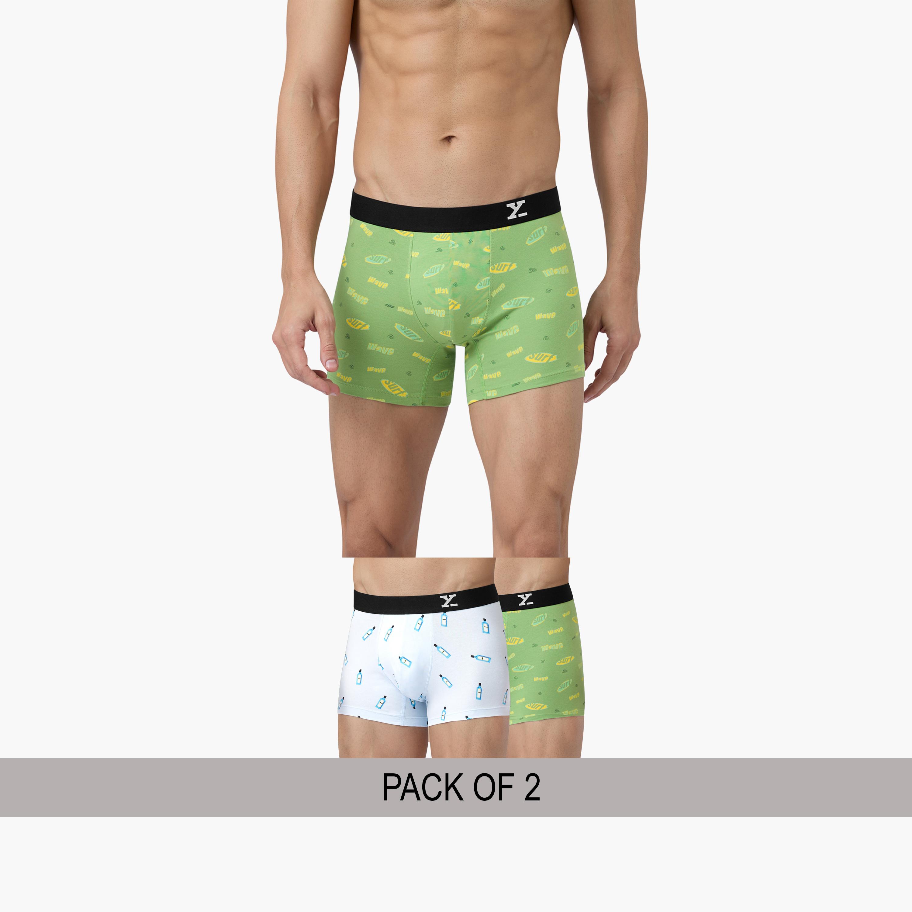 اكس واي اكس اكس - عبوة قطعتين - شورت سباحة رجالي قطن بطبعة-men-clothing-innerwear-underwear-image-2
