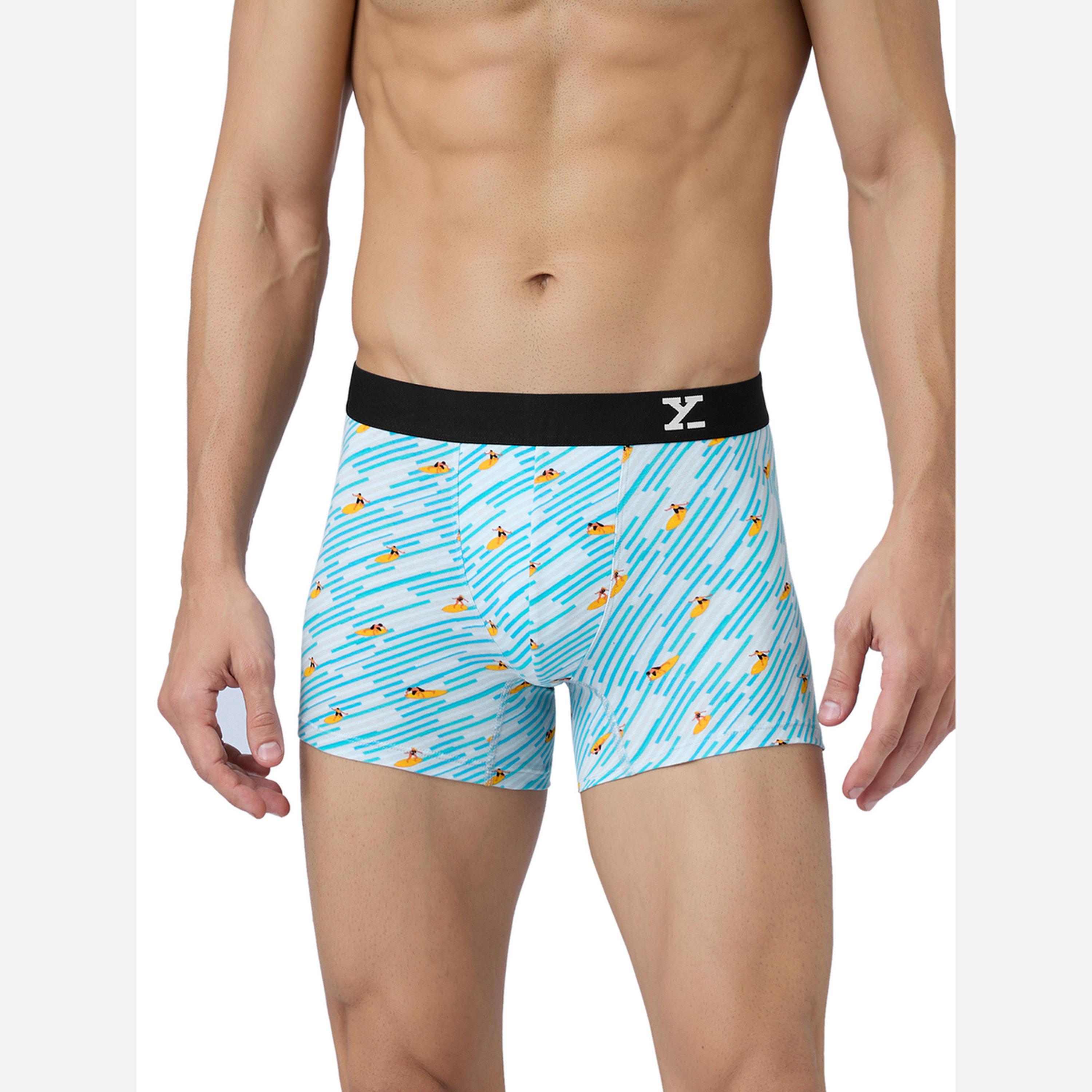 XYXX Pack of 2 - Men Surf Cotton Printed Trunks-men-clothing-innerwear-underwear-image-4